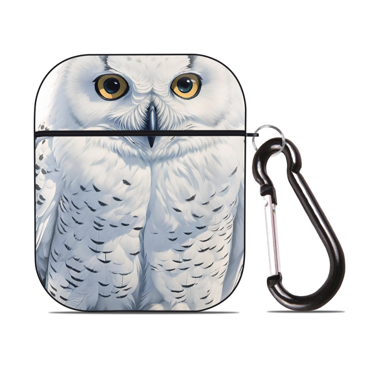 （画像用） Harry Potter ハリー・ポッターシリーズ AirPods 第2世代保護ケース ハードシェル ブラック 耐衝撃・防指紋・カラビナ付き