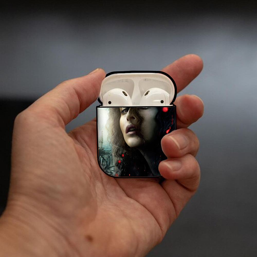 Harry Potter ハリー・ポッターシリーズ AirPods 第2世代保護ケース ハードシェル ブラック 耐衝撃・防指紋・カラビナ付き