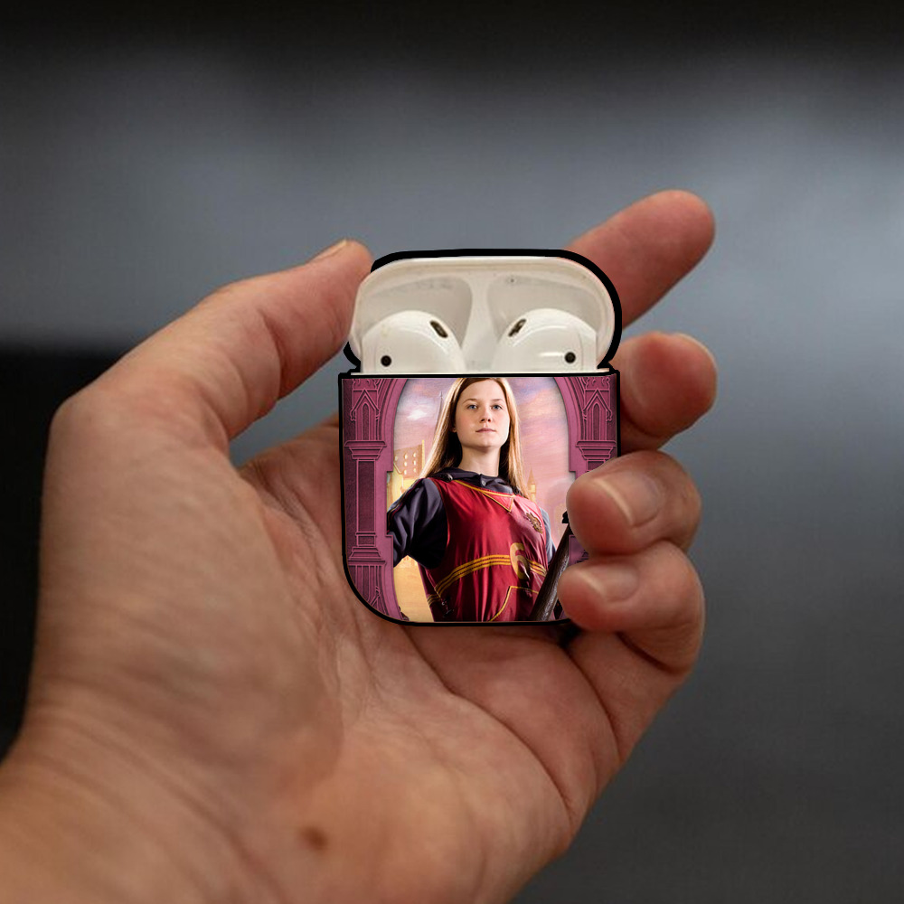 Harry Potter ハリー・ポッターシリーズ AirPods 第2世代保護ケース ハードシェル ブラック 耐衝撃・防指紋・カラビナ付き