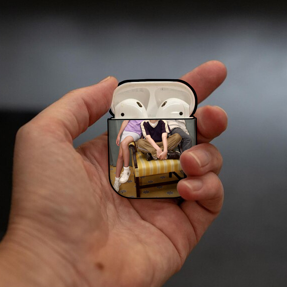 Harry Potter ハリー・ポッターシリーズ AirPods 第2世代保護ケース ハードシェル ブラック 耐衝撃・防指紋・カラビナ付き