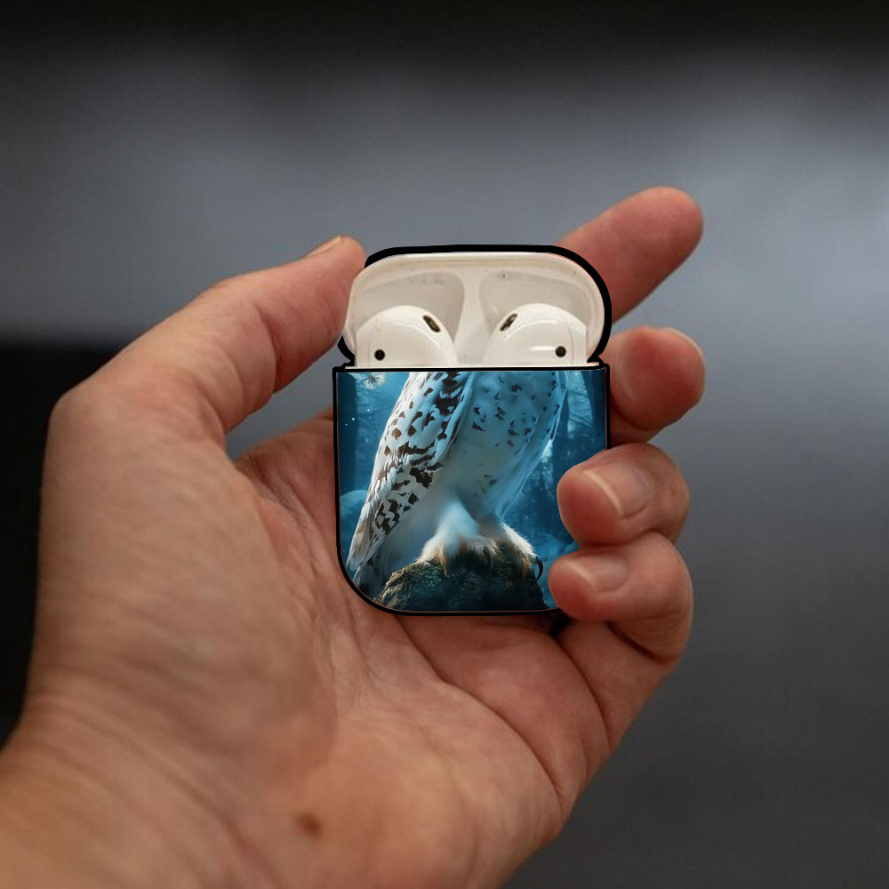 Harry Potter ハリー・ポッターシリーズ AirPods 第2世代保護ケース ハードシェル ブラック 耐衝撃・防指紋・カラビナ付き