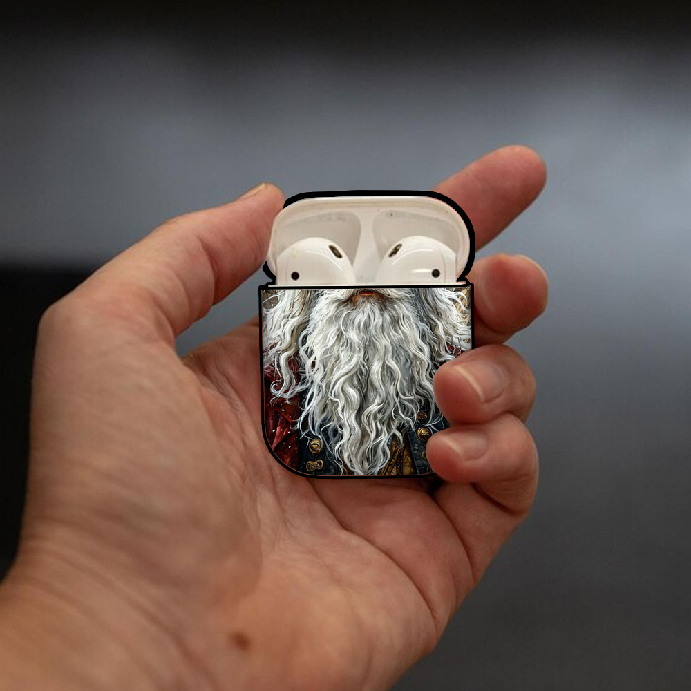 Harry Potter ハリー・ポッターシリーズ AirPods 第2世代保護ケース ハードシェル ブラック 耐衝撃・防指紋・カラビナ付き