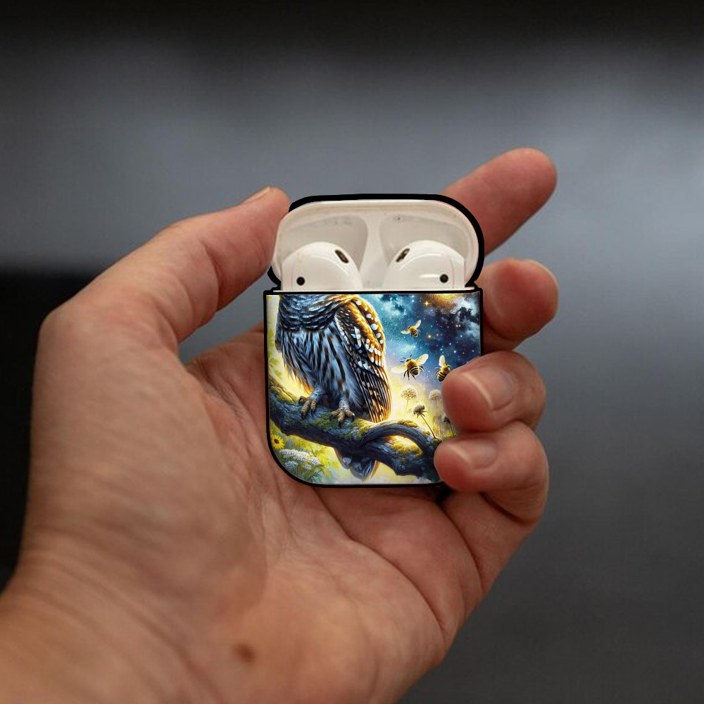 Harry Potter ハリー・ポッターシリーズ AirPods 第2世代保護ケース ハードシェル ブラック 耐衝撃・防指紋・カラビナ付き