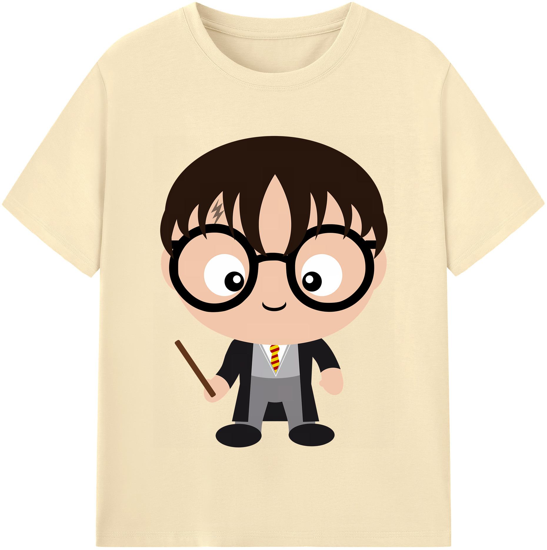 （画像用） Harry Potter ハリー・ポッターシリーズ 綿100％半袖Tシャツ（フロントプリント）