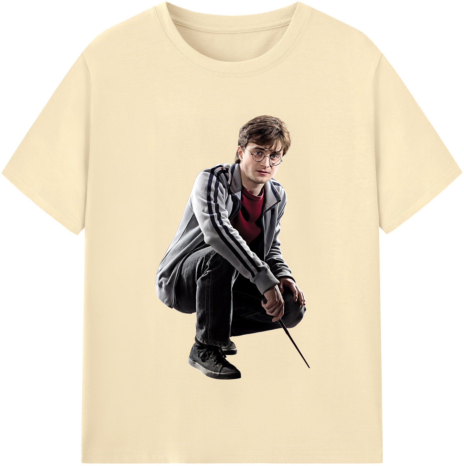 （画像用） Harry Potter ハリー・ポッターシリーズ 綿100％半袖Tシャツ（フロントプリント）