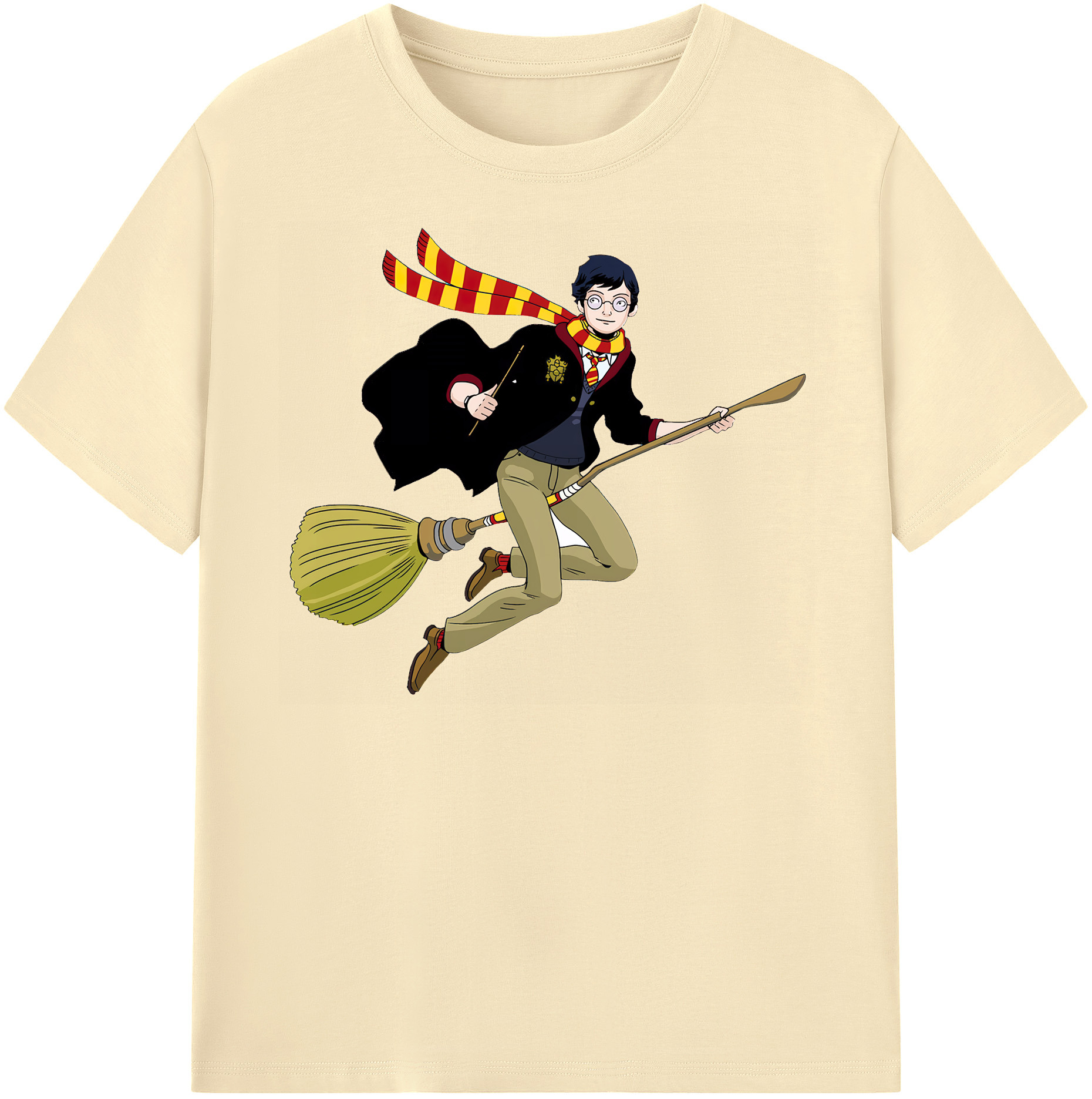 （画像用） Harry Potter ハリー・ポッターシリーズ 綿100％半袖Tシャツ（フロントプリント）