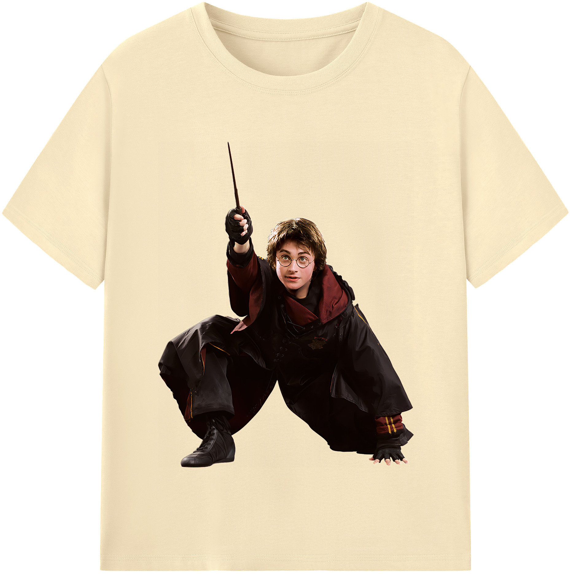 （画像用） Harry Potter ハリー・ポッターシリーズ 綿100％半袖Tシャツ（フロントプリント）