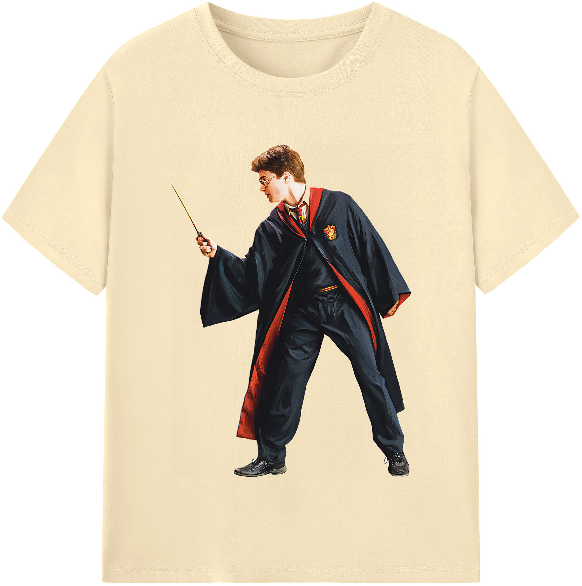 （画像用） Harry Potter ハリー・ポッターシリーズ 綿100％半袖Tシャツ（フロントプリント）