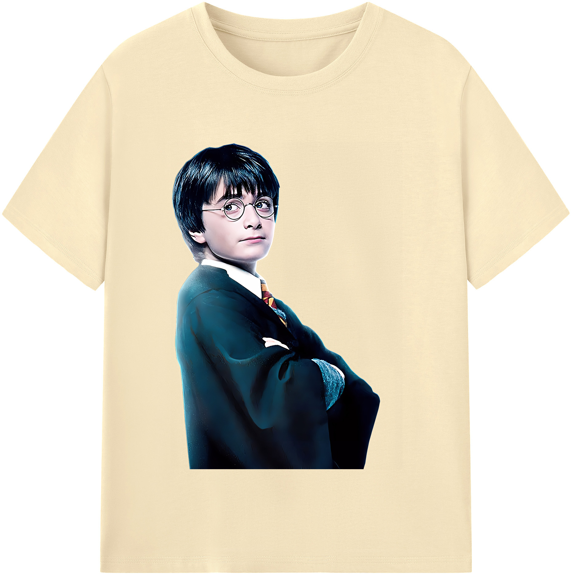 （画像用） Harry Potter ハリー・ポッターシリーズ 綿100％半袖Tシャツ（フロントプリント）