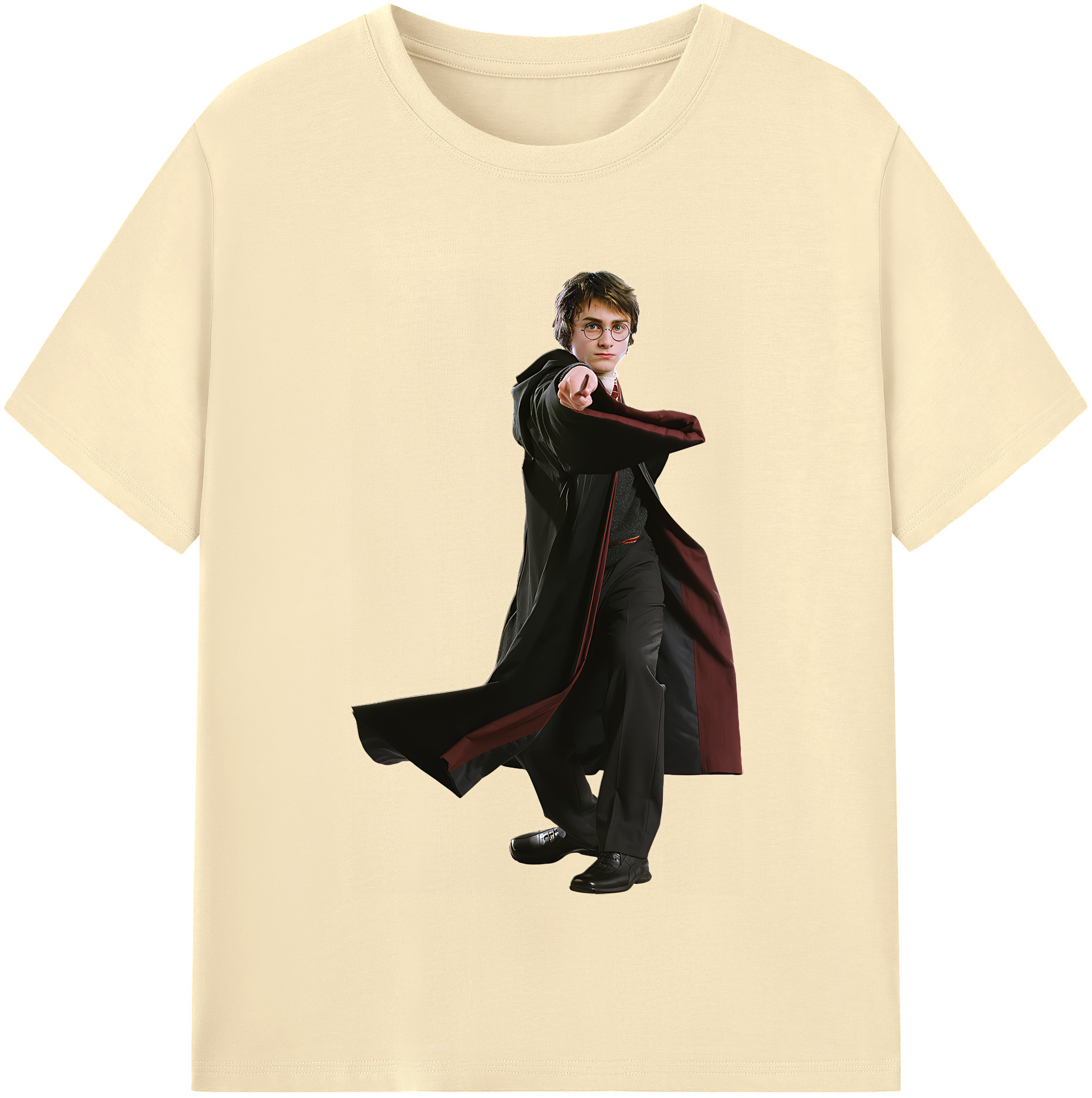 （画像用） Harry Potter ハリー・ポッターシリーズ 綿100％半袖Tシャツ（フロントプリント）