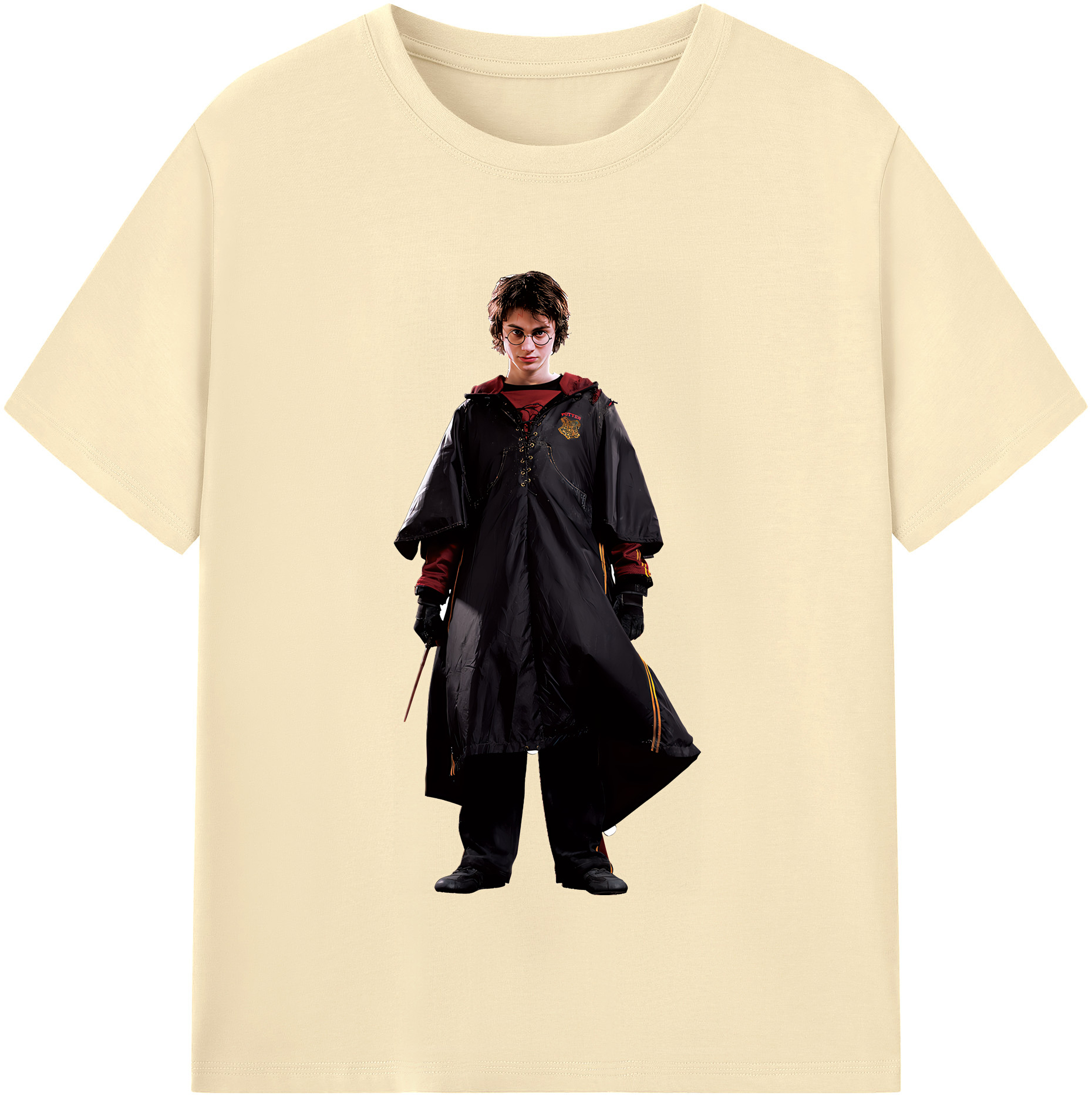 （画像用） Harry Potter ハリー・ポッターシリーズ 綿100％半袖Tシャツ（フロントプリント）