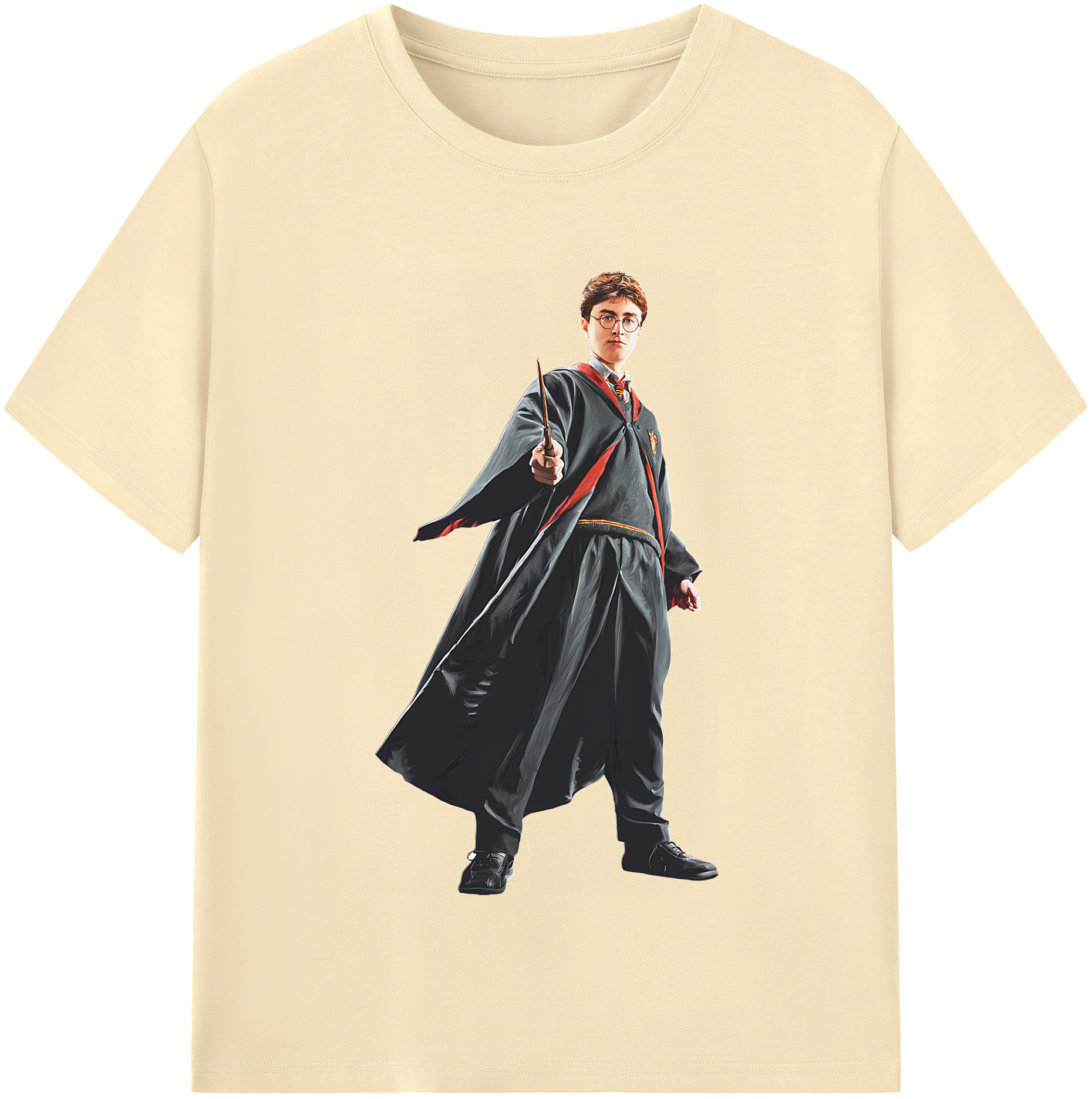 （画像用） Harry Potter ハリー・ポッターシリーズ 綿100％半袖Tシャツ（フロントプリント）