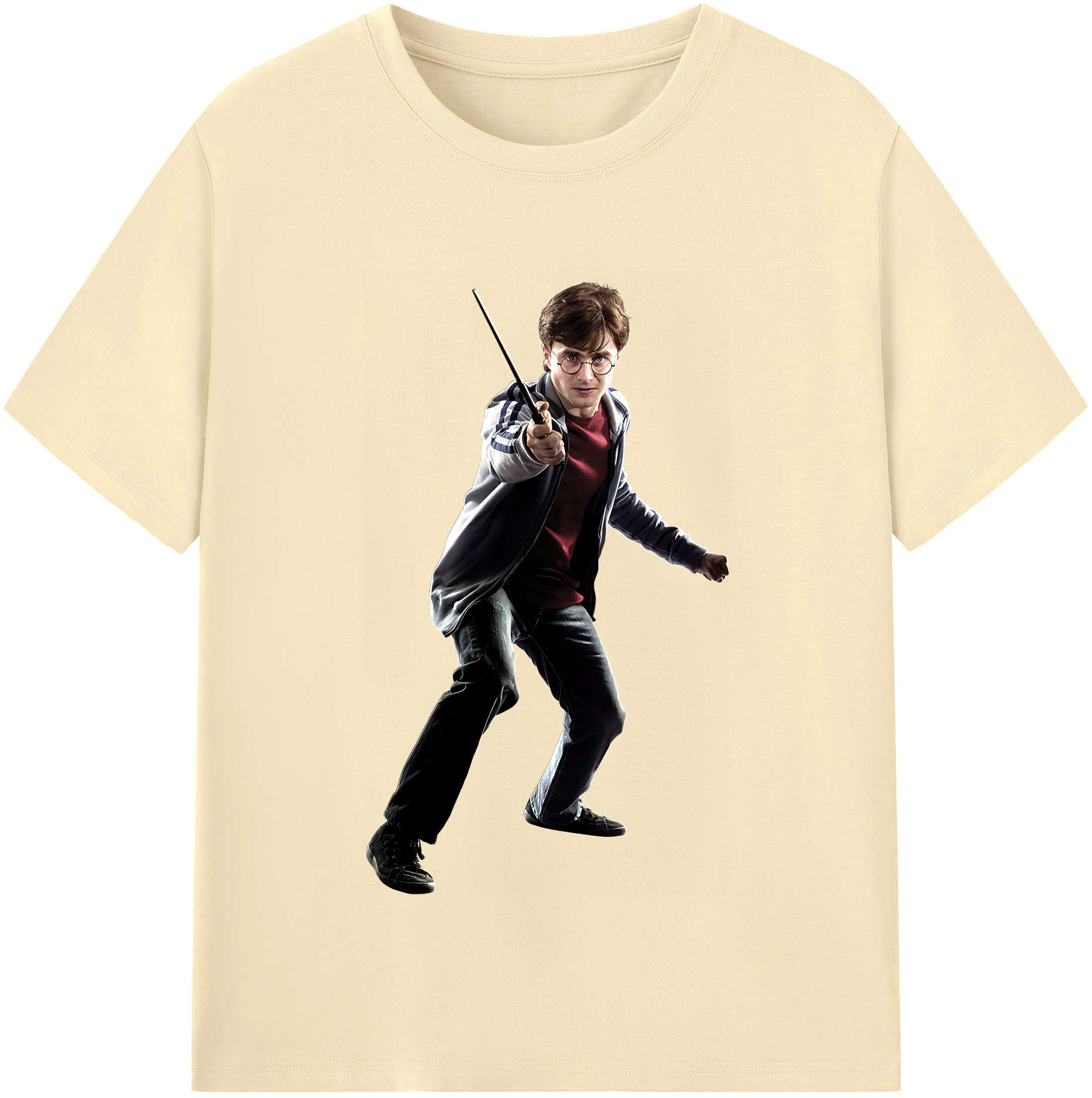（画像用） Harry Potter ハリー・ポッターシリーズ 綿100％半袖Tシャツ（フロントプリント）
