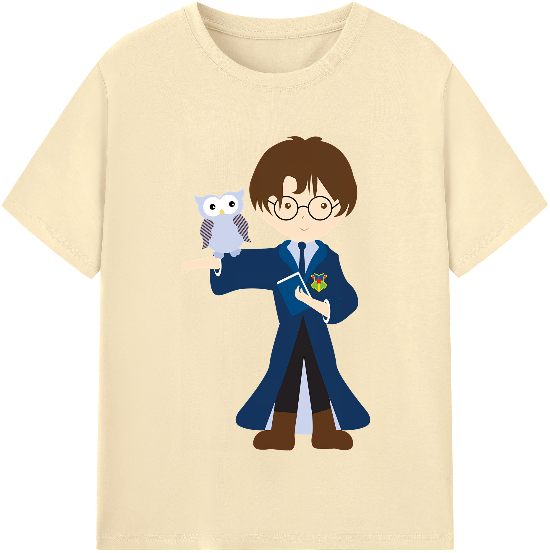 （画像用） Harry Potter ハリー・ポッターシリーズ 綿100％半袖Tシャツ（フロントプリント）