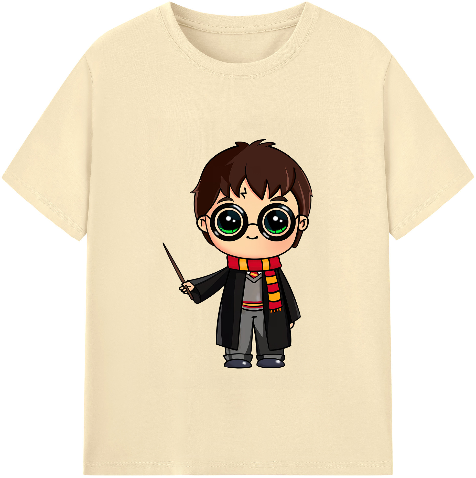 （画像用） Harry Potter ハリー・ポッターシリーズ 綿100％半袖Tシャツ（フロントプリント）