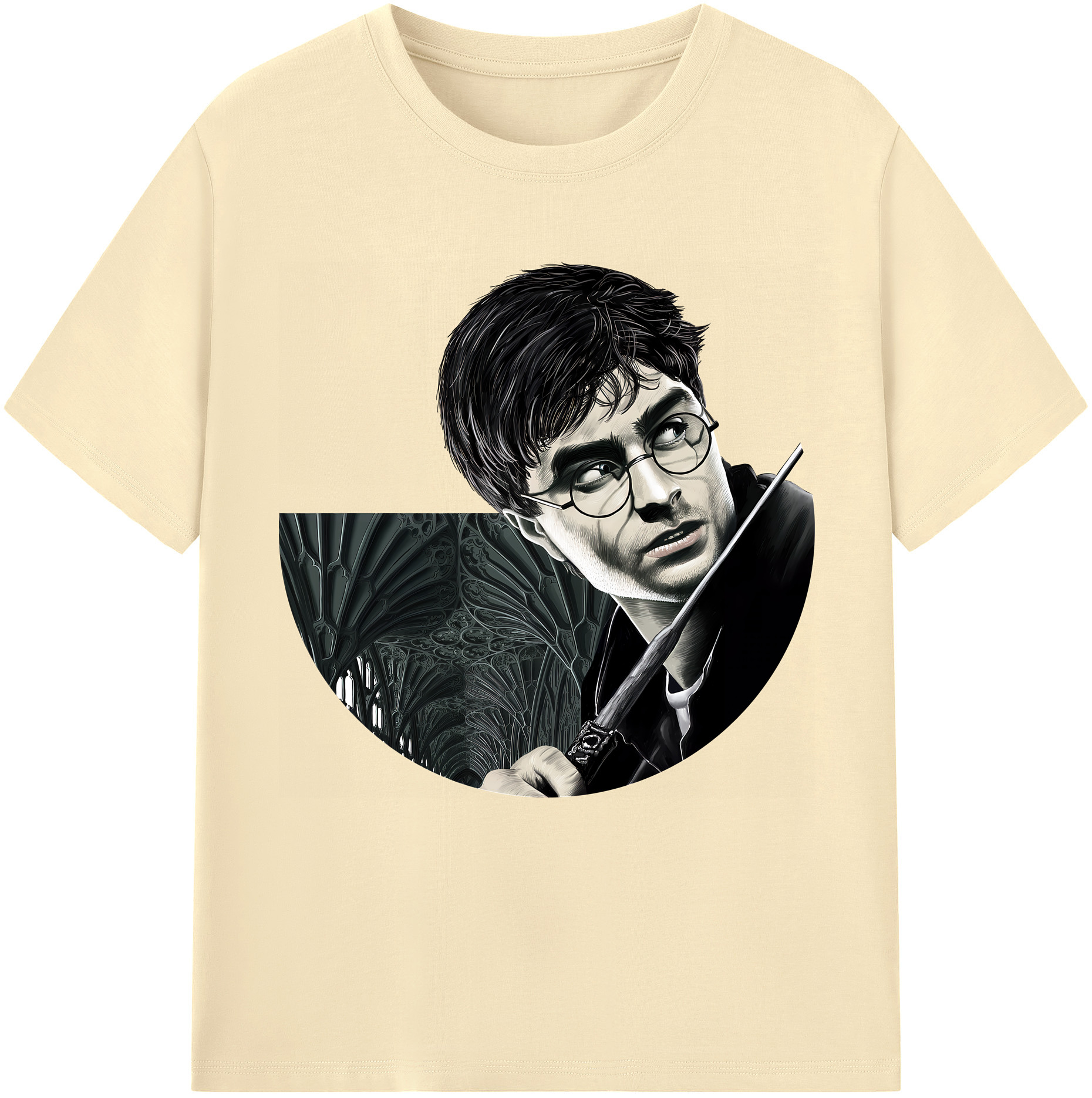（画像用） Harry Potter ハリー・ポッターシリーズ 綿100％半袖Tシャツ（フロントプリント）