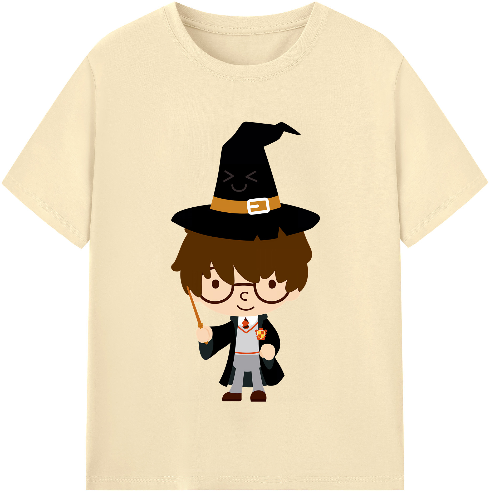 （画像用） Harry Potter ハリー・ポッターシリーズ 綿100％半袖Tシャツ（フロントプリント）