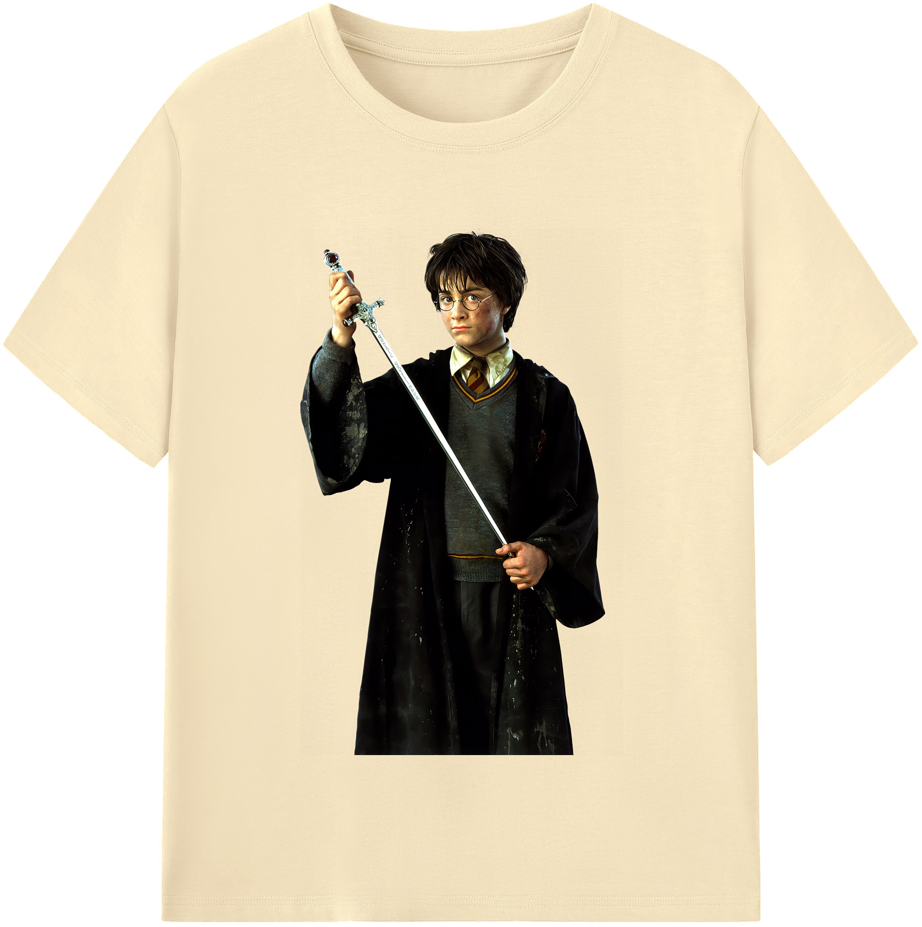（画像用） Harry Potter ハリー・ポッターシリーズ 綿100％半袖Tシャツ（フロントプリント）