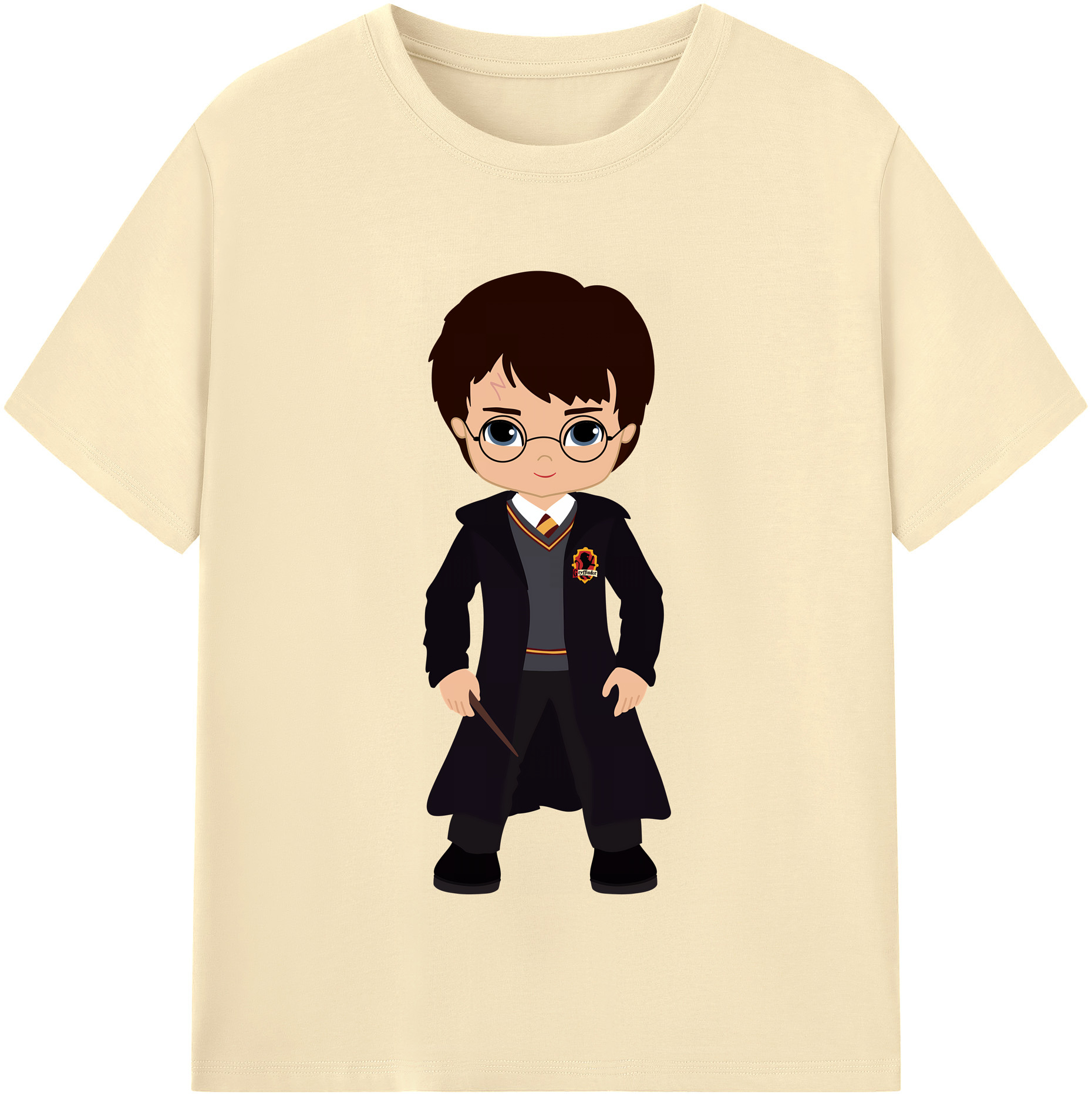 （画像用） Harry Potter ハリー・ポッターシリーズ 綿100％半袖Tシャツ（フロントプリント）