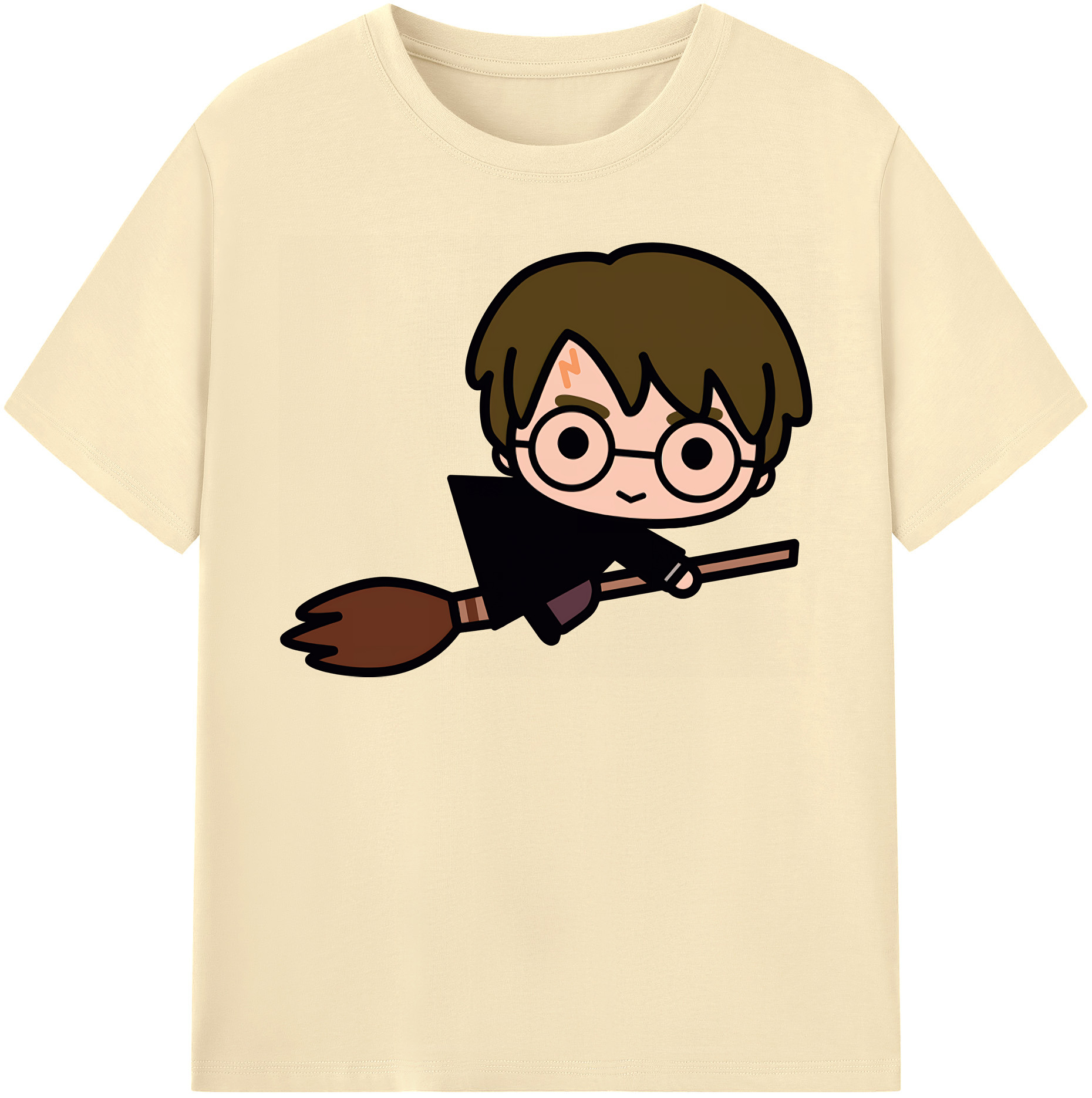 （画像用） Harry Potter ハリー・ポッターシリーズ 綿100％半袖Tシャツ（フロントプリント）
