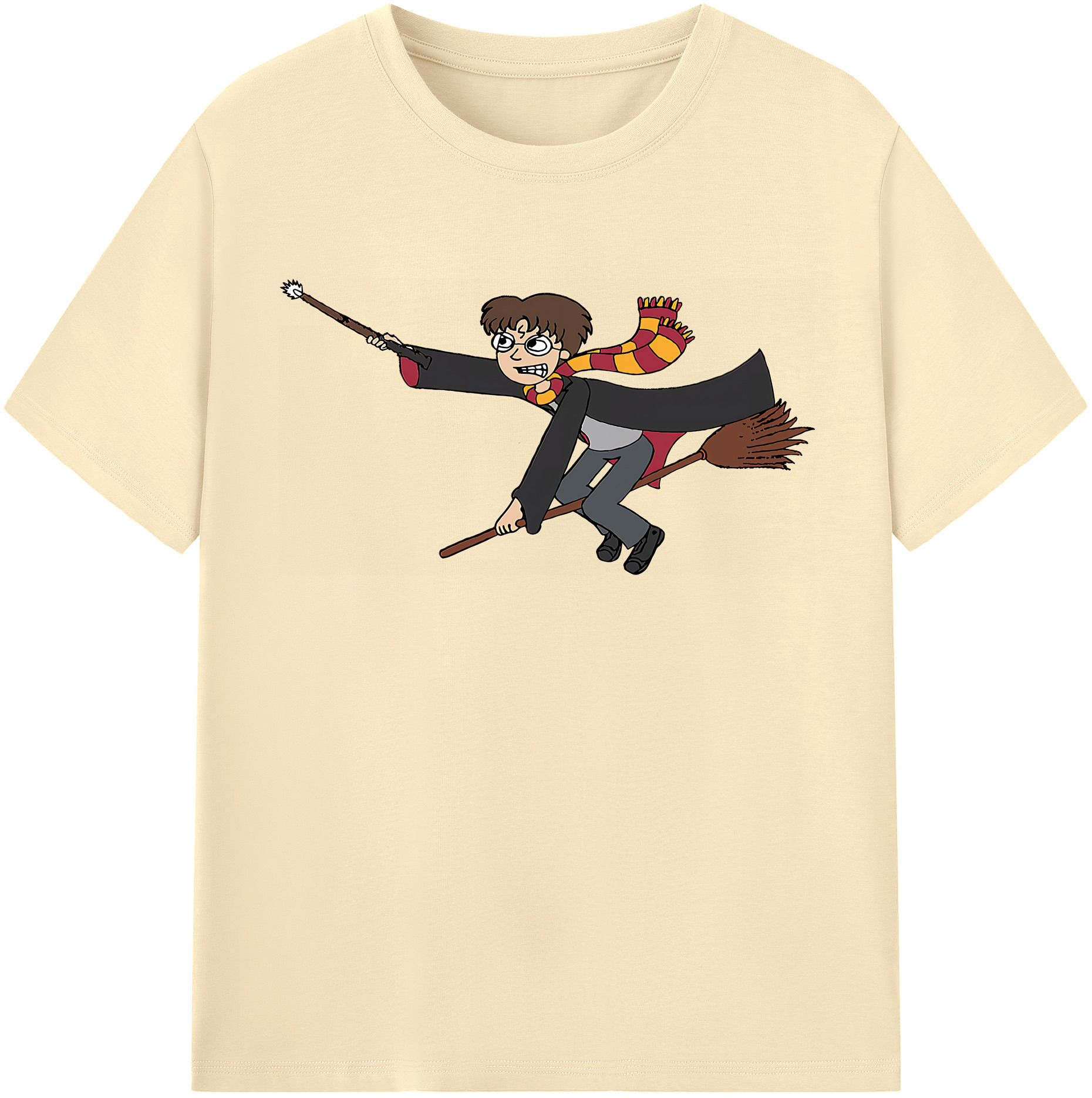 （画像用） Harry Potter ハリー・ポッターシリーズ 綿100％半袖Tシャツ（フロントプリント）