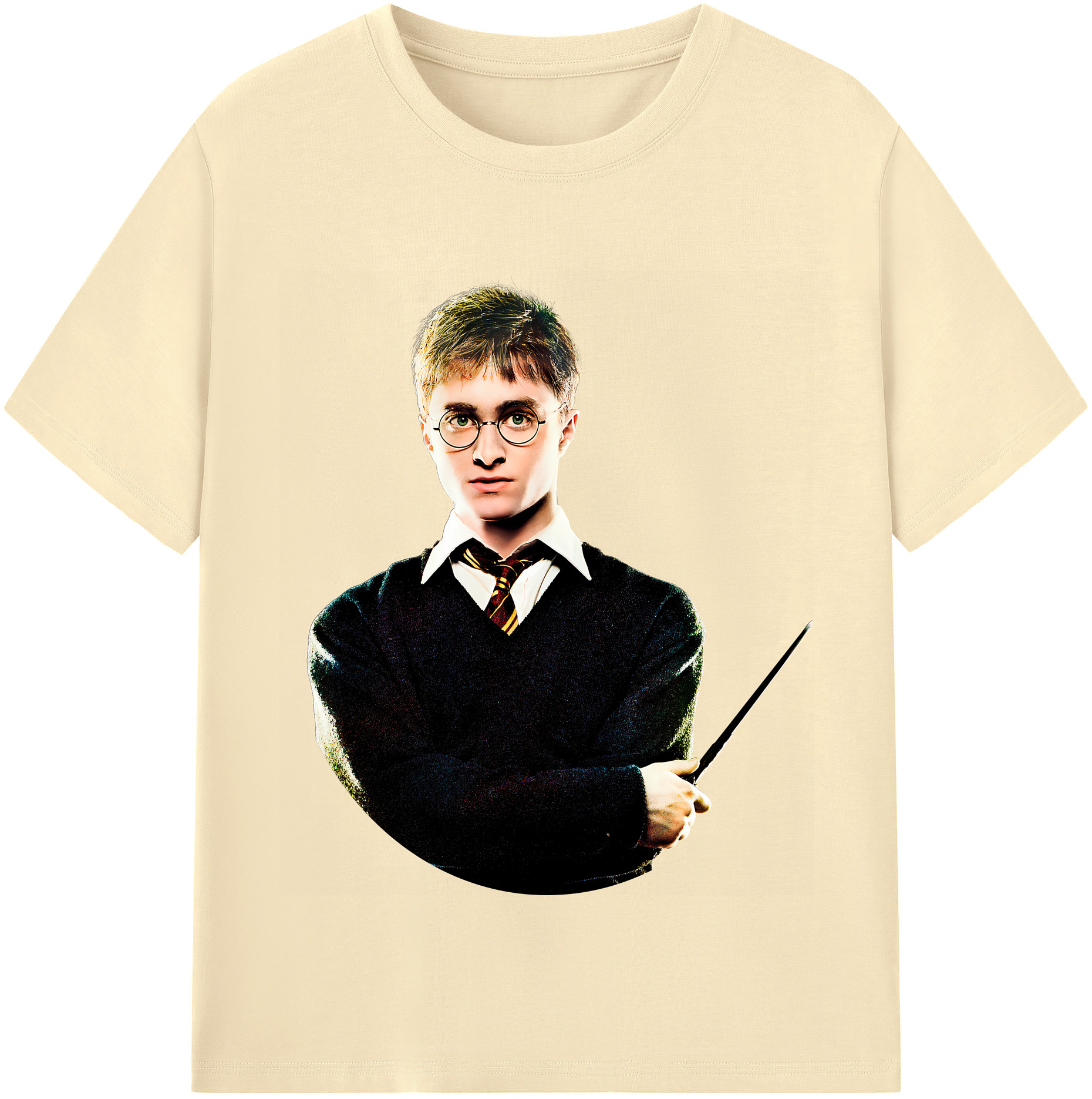 （画像用） Harry Potter ハリー・ポッターシリーズ 綿100％半袖Tシャツ（フロントプリント）