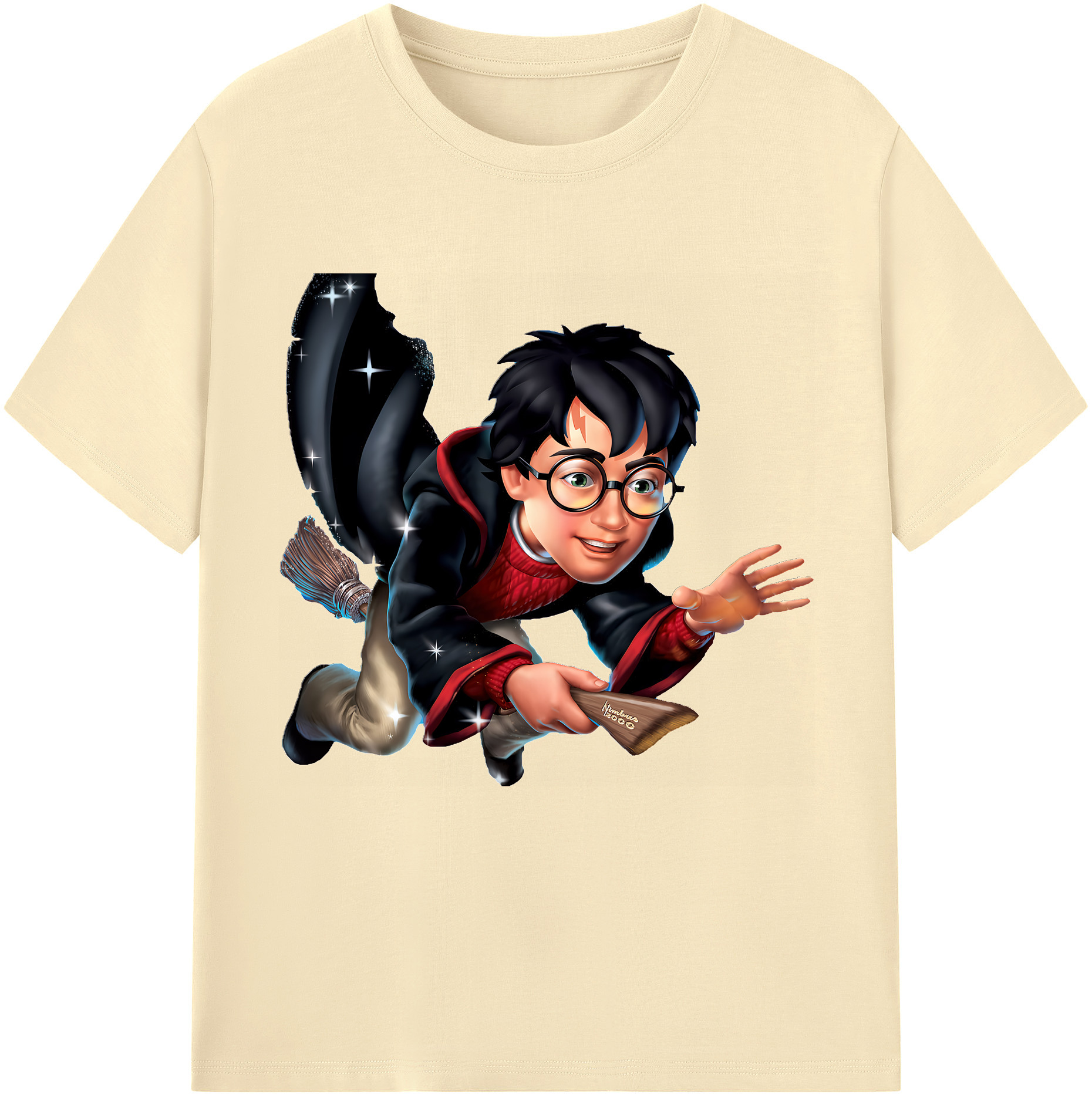 （画像用） Harry Potter ハリー・ポッターシリーズ 綿100％半袖Tシャツ（フロントプリント）