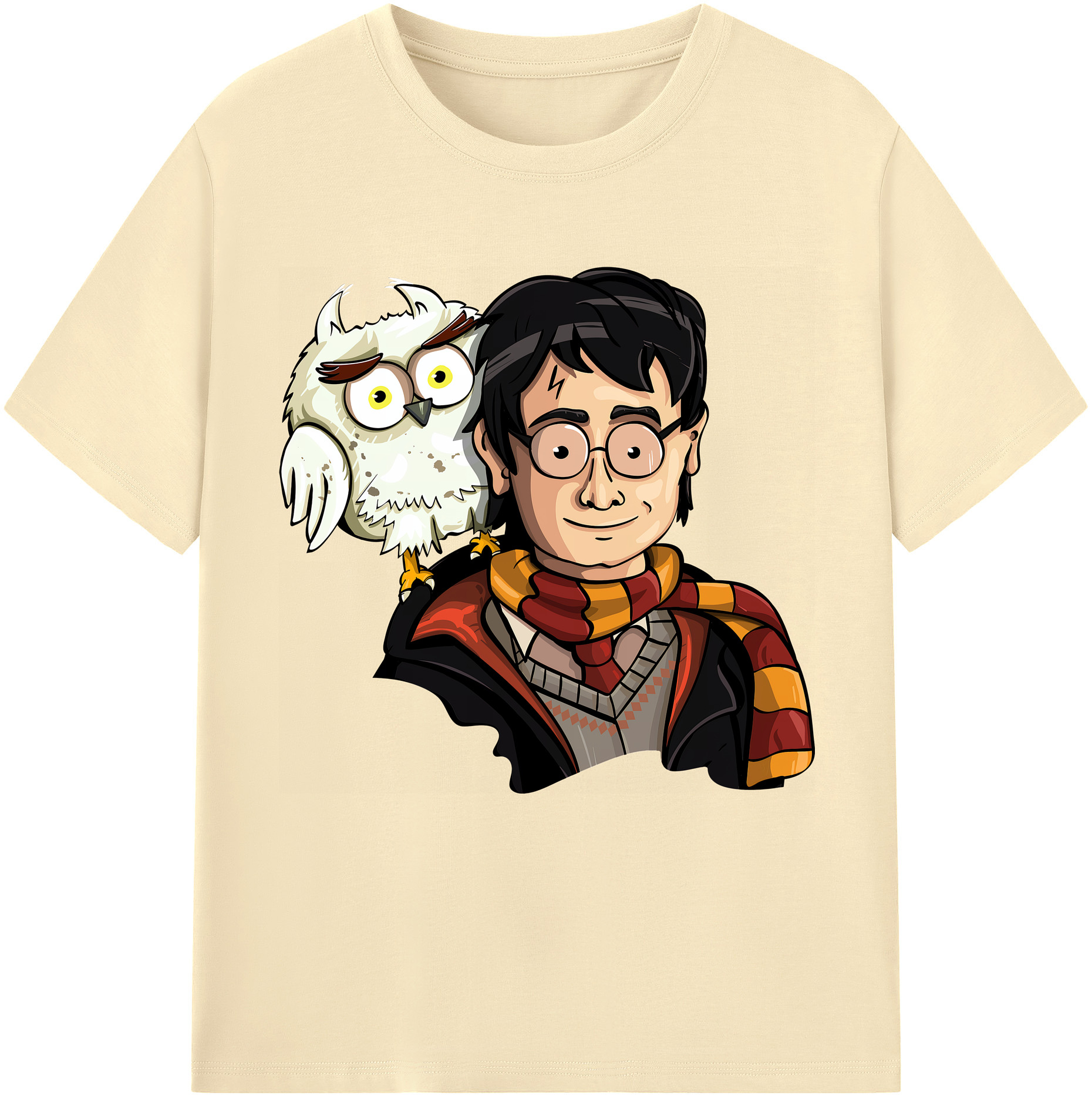 （画像用） Harry Potter ハリー・ポッターシリーズ 綿100％半袖Tシャツ（フロントプリント）