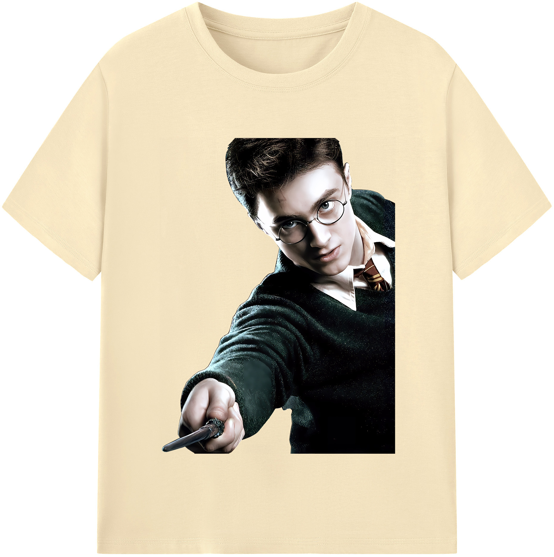 （画像用） Harry Potter ハリー・ポッターシリーズ 綿100％半袖Tシャツ（フロントプリント）