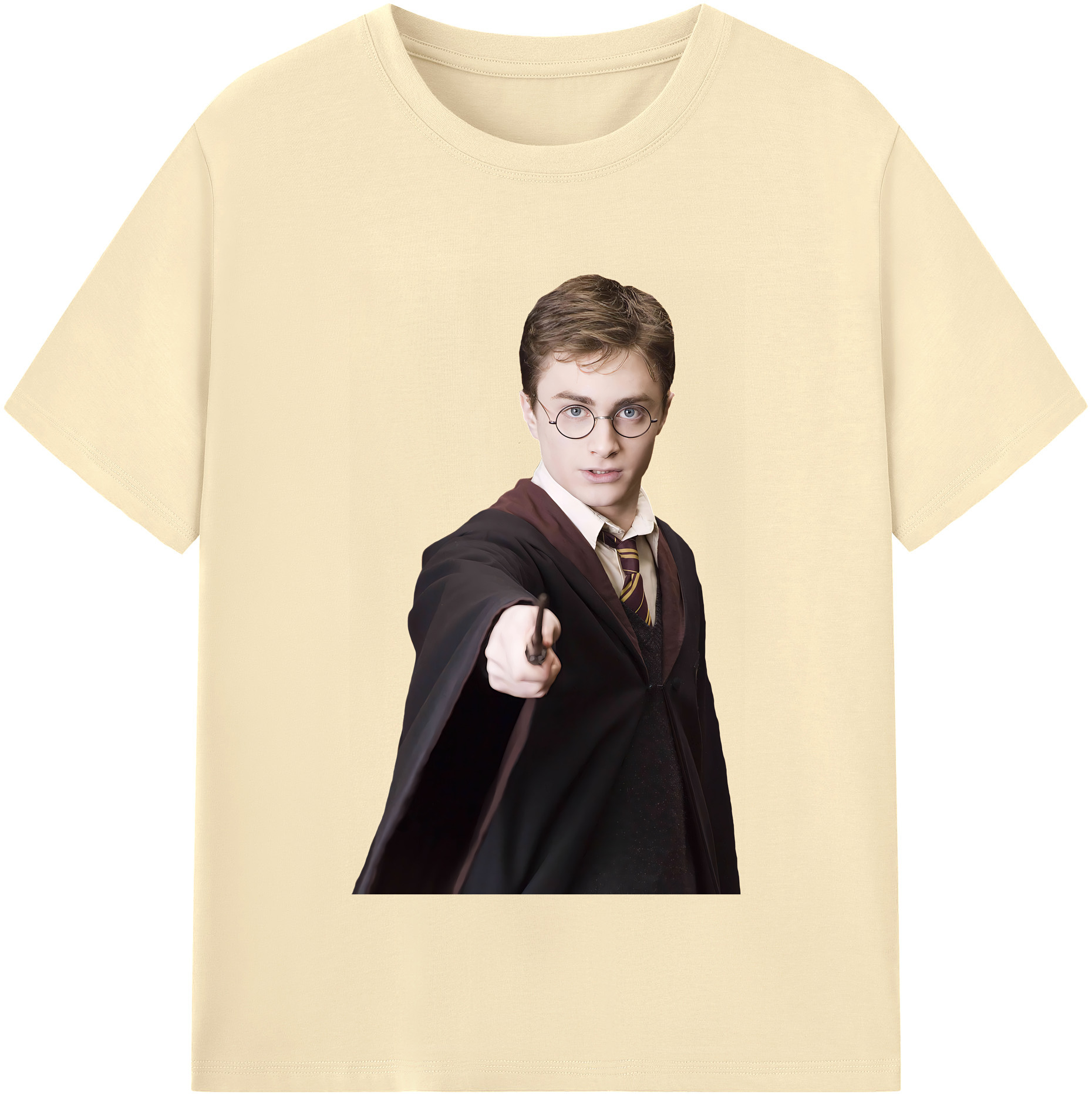 （画像用） Harry Potter ハリー・ポッターシリーズ 綿100％半袖Tシャツ（フロントプリント）