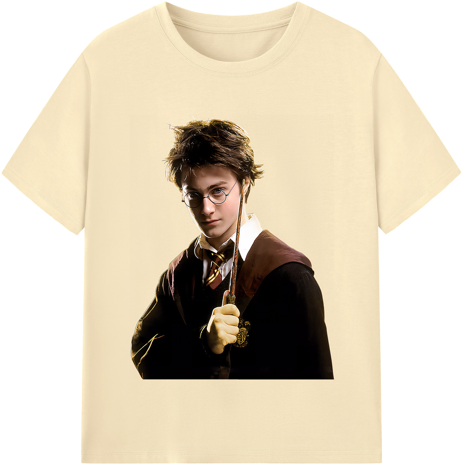 （画像用） Harry Potter ハリー・ポッターシリーズ 綿100％半袖Tシャツ（フロントプリント）
