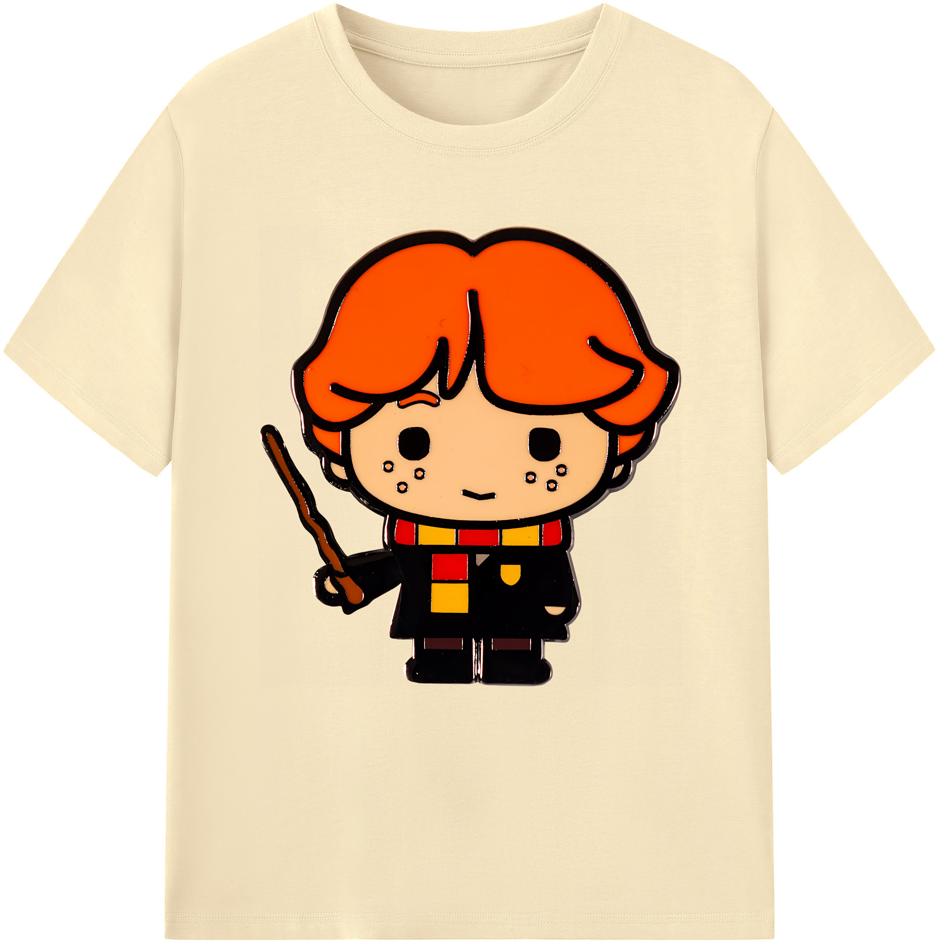 （画像用） Harry Potter ハリー・ポッターシリーズ 綿100％半袖Tシャツ（フロントプリント）