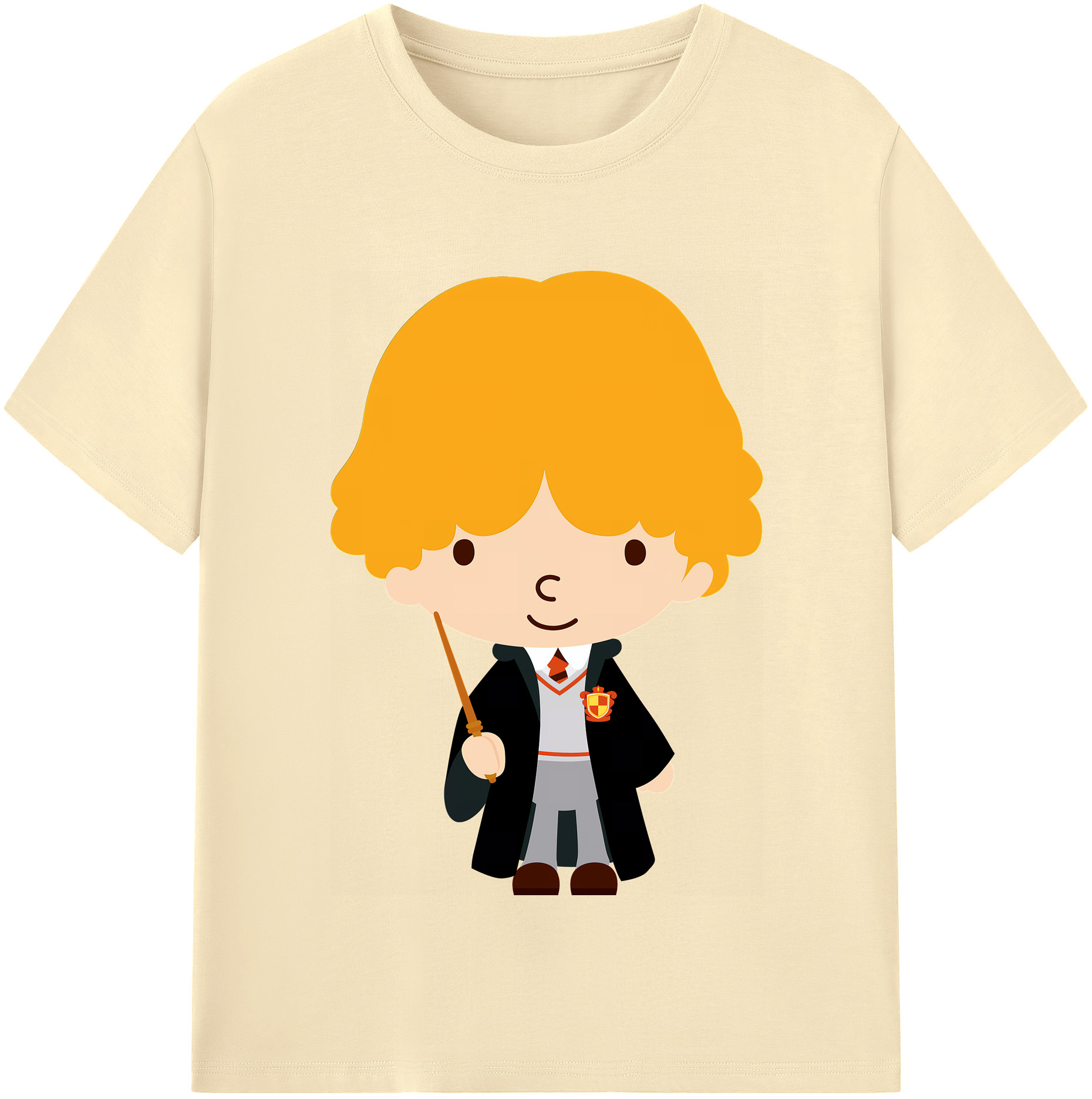 （画像用） Harry Potter ハリー・ポッターシリーズ 綿100％半袖Tシャツ（フロントプリント）