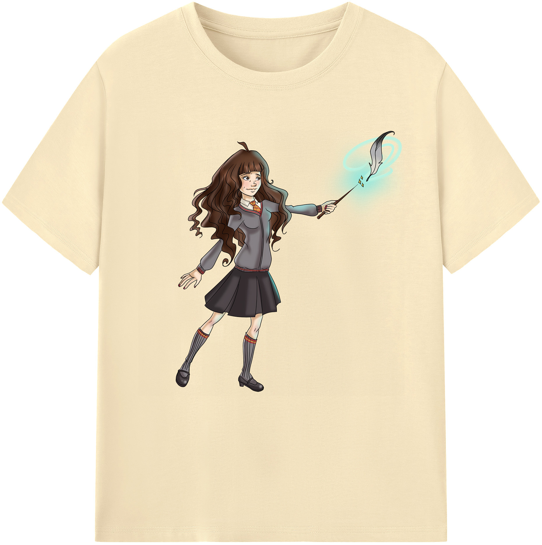 （画像用） Harry Potter ハリー・ポッターシリーズ 綿100％半袖Tシャツ（フロントプリント）