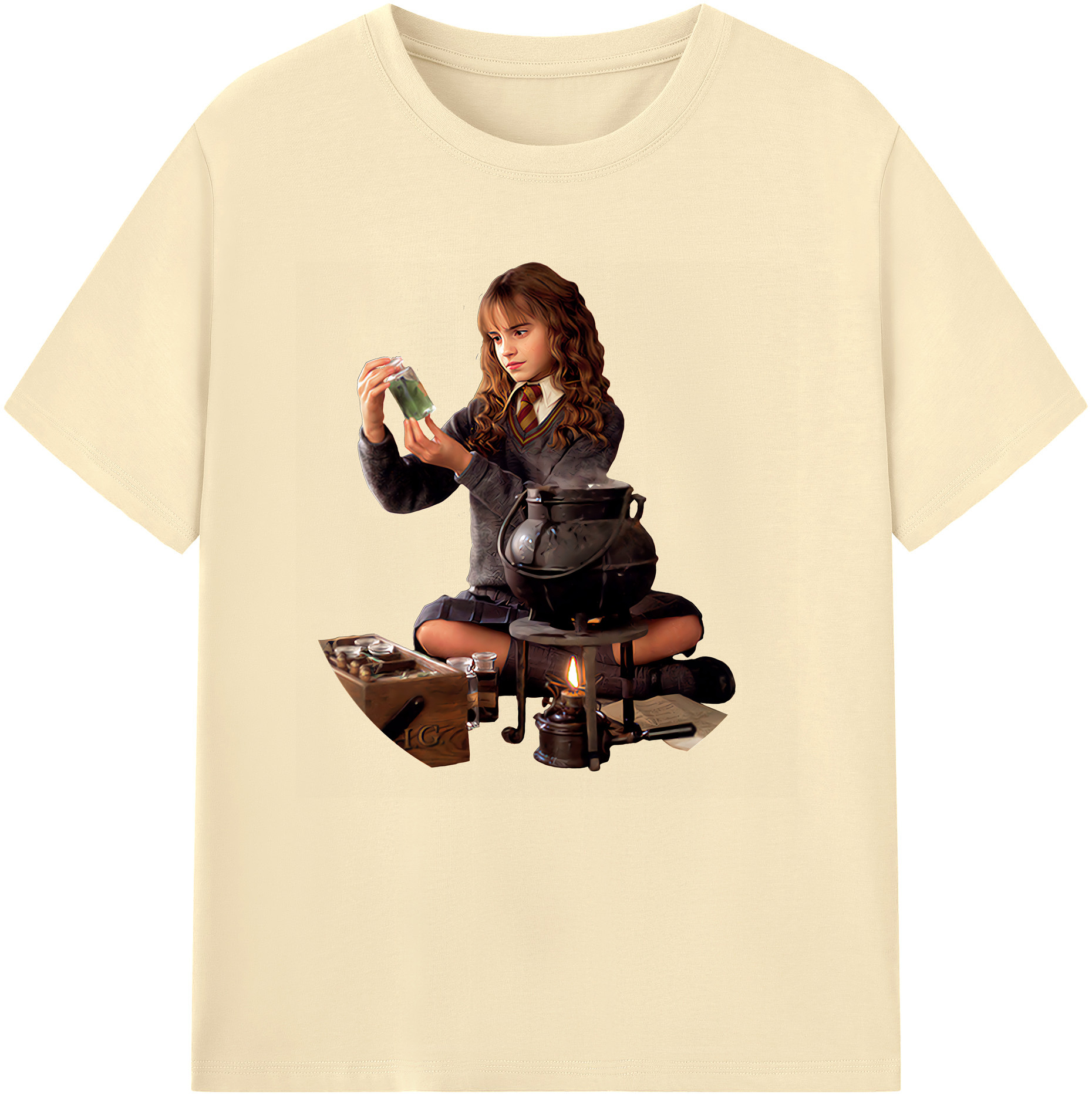 （画像用） Harry Potter ハリー・ポッターシリーズ 綿100％半袖Tシャツ（フロントプリント）