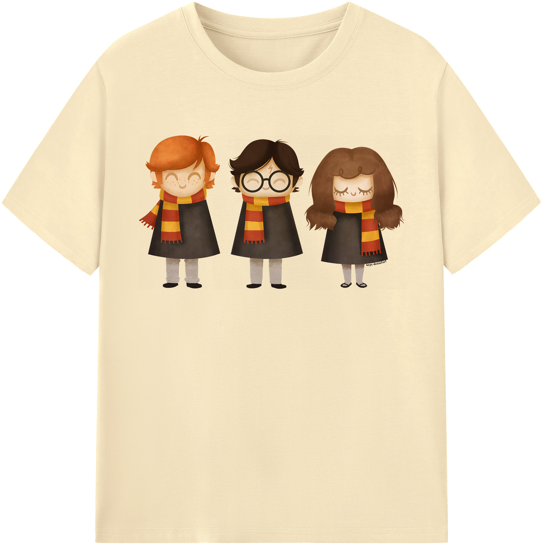 （画像用） Harry Potter ハリー・ポッターシリーズ 綿100％半袖Tシャツ（フロントプリント）