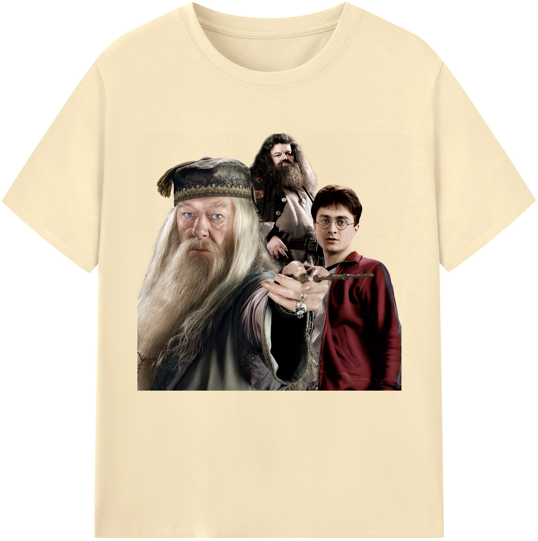（画像用） Harry Potter ハリー・ポッターシリーズ 綿100％半袖Tシャツ（フロントプリント）