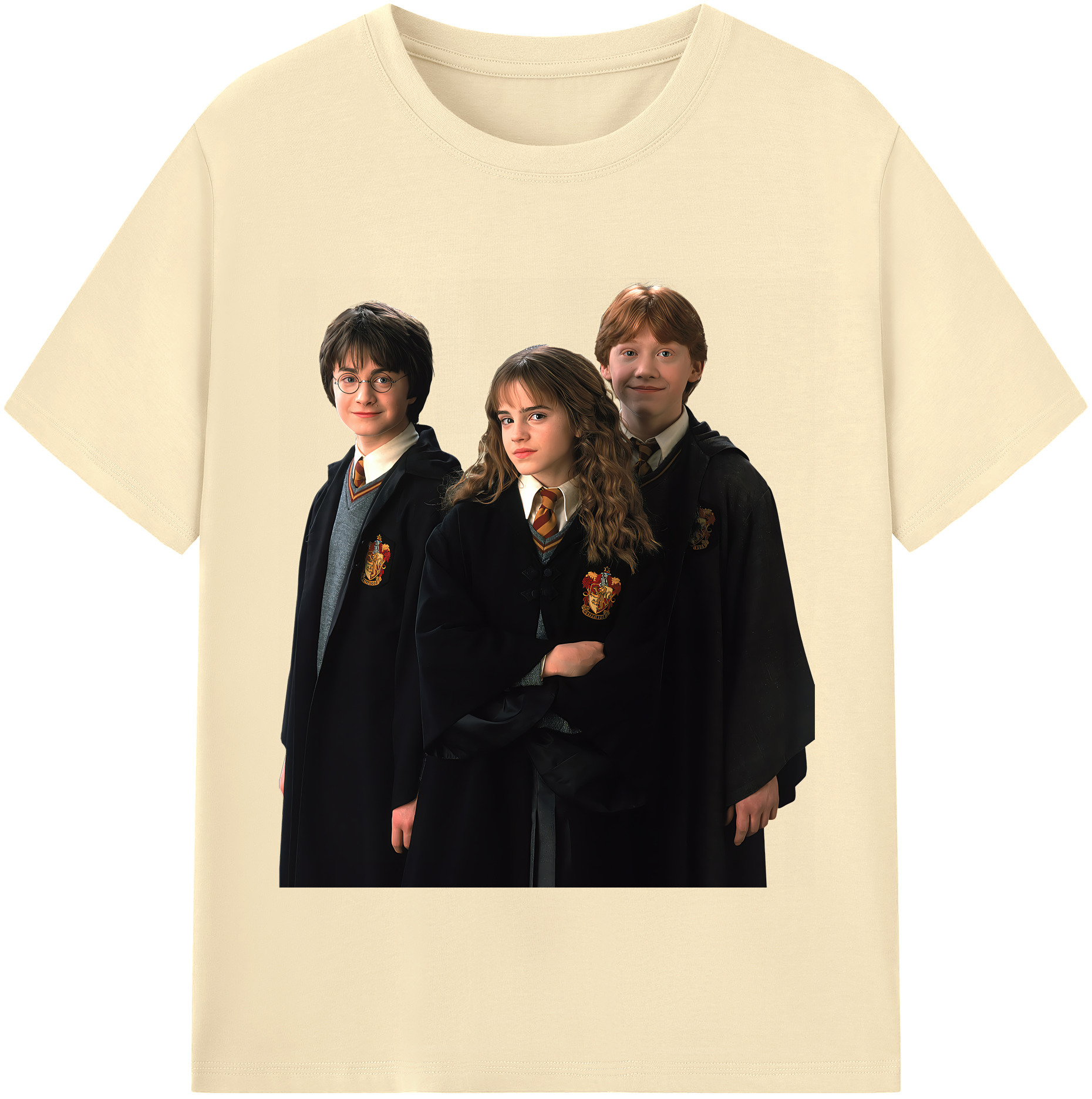 （画像用） Harry Potter ハリー・ポッターシリーズ 綿100％半袖Tシャツ（フロントプリント）