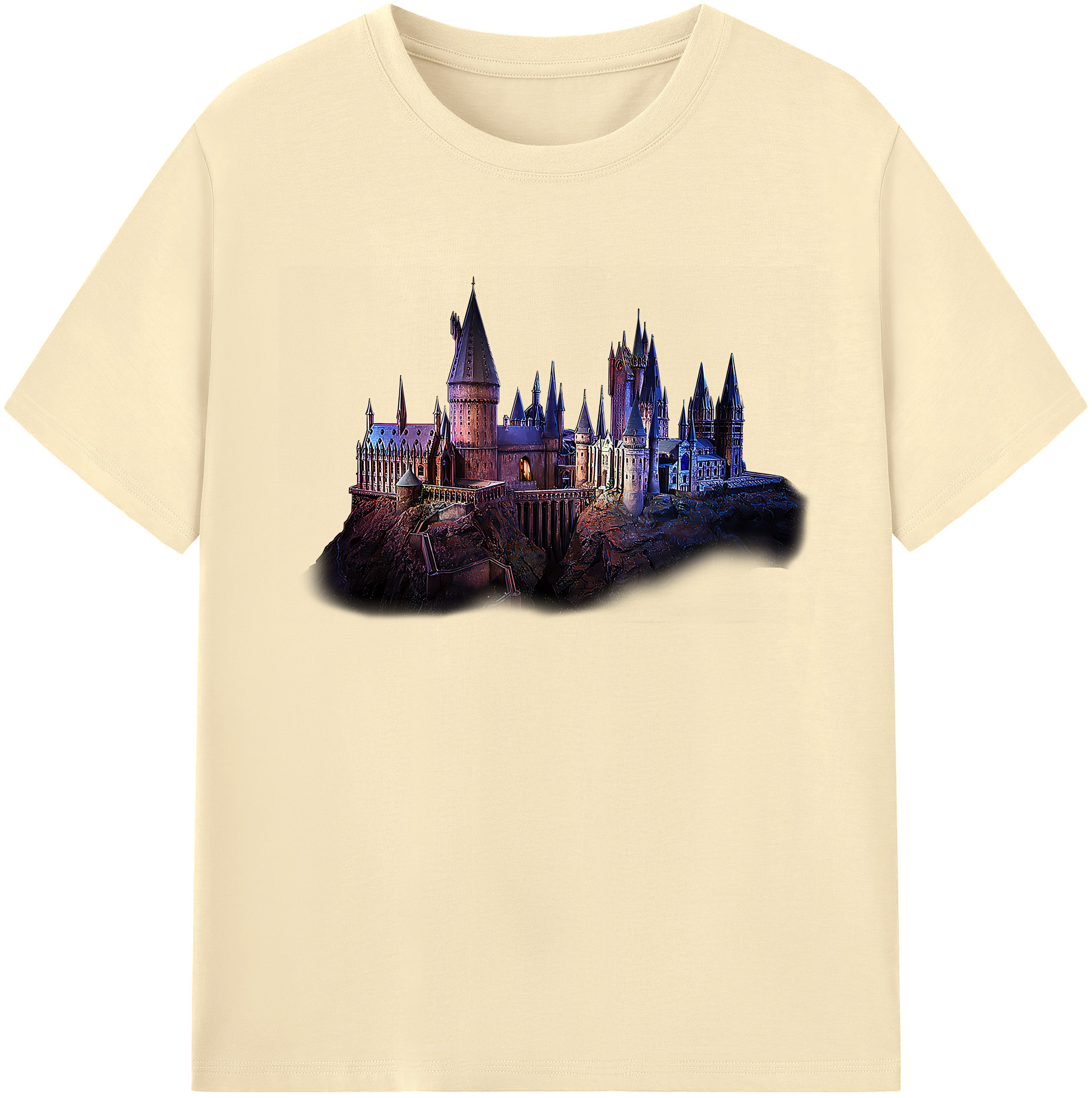 （画像用） Harry Potter ハリー・ポッターシリーズ 綿100％半袖Tシャツ（フロントプリント）