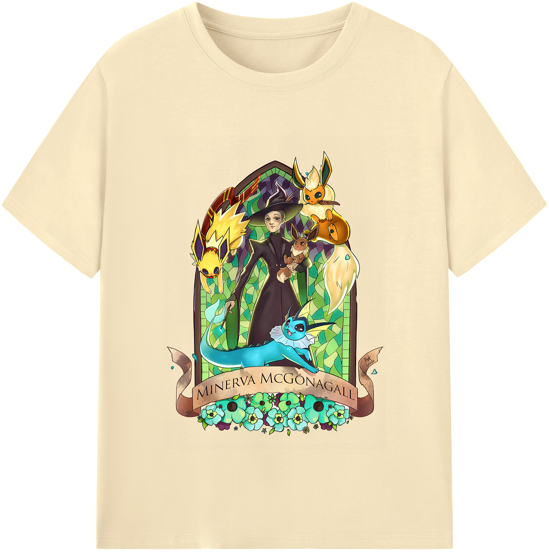 （画像用） Harry Potter ハリー・ポッターシリーズ 綿100％半袖Tシャツ（フロントプリント）
