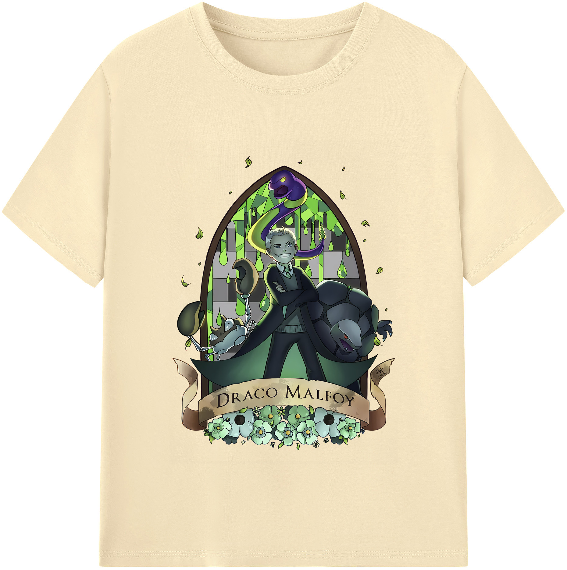 （画像用） Harry Potter ハリー・ポッターシリーズ 綿100％半袖Tシャツ（フロントプリント）