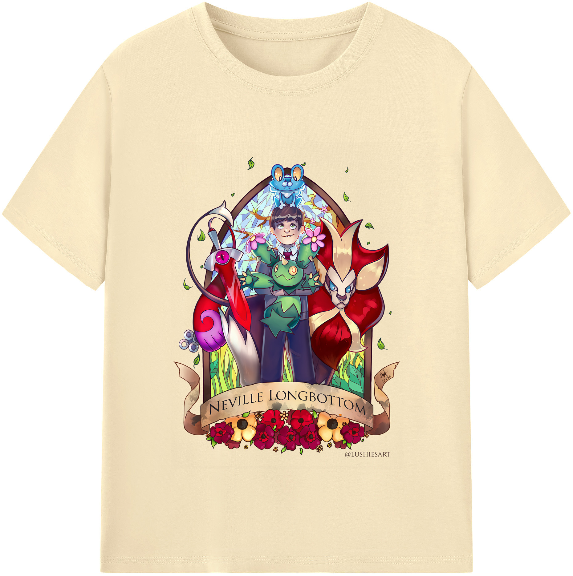 （画像用） Harry Potter ハリー・ポッターシリーズ 綿100％半袖Tシャツ（フロントプリント）