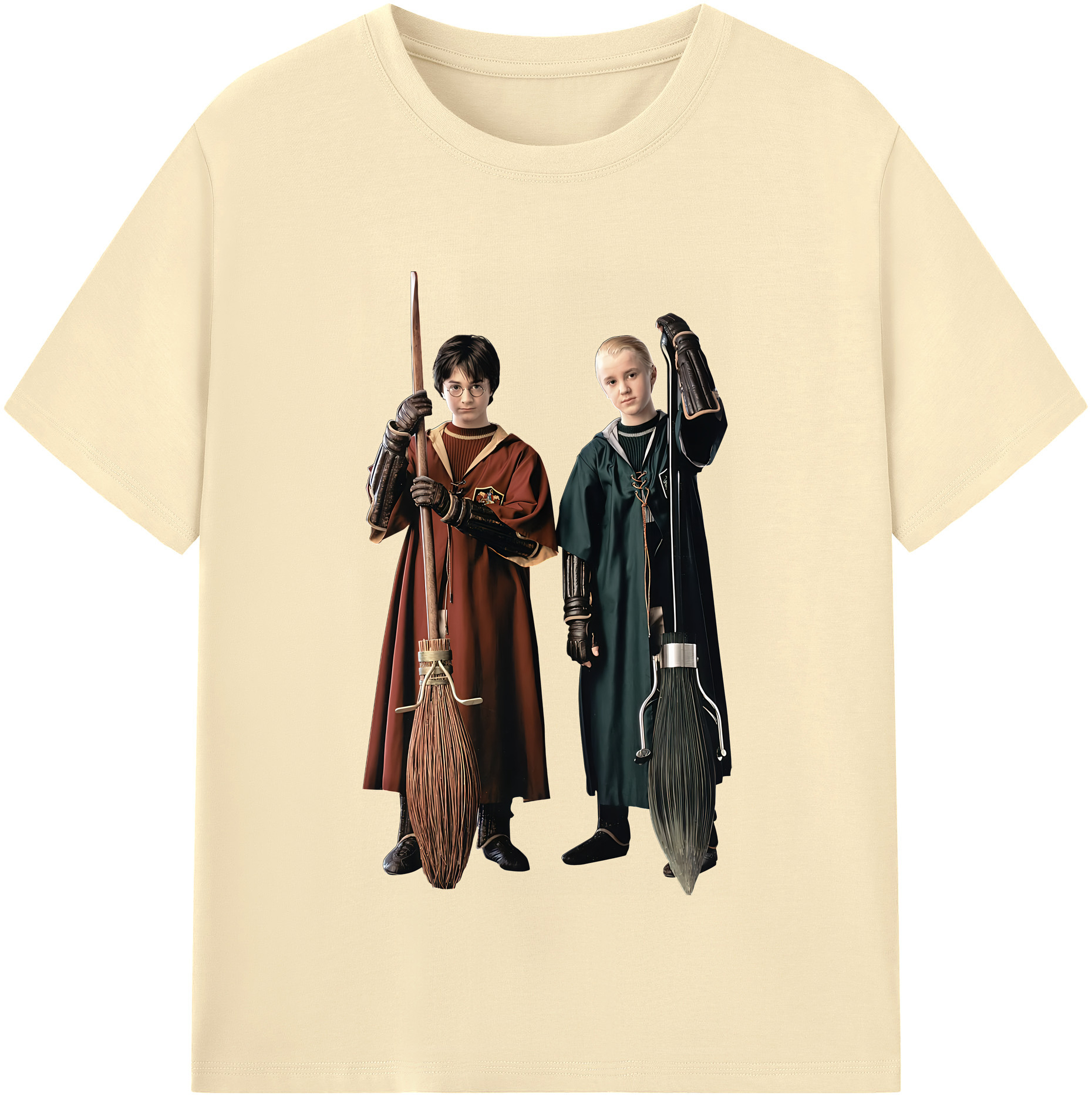 （画像用） Harry Potter ハリー・ポッターシリーズ 綿100％半袖Tシャツ（フロントプリント）
