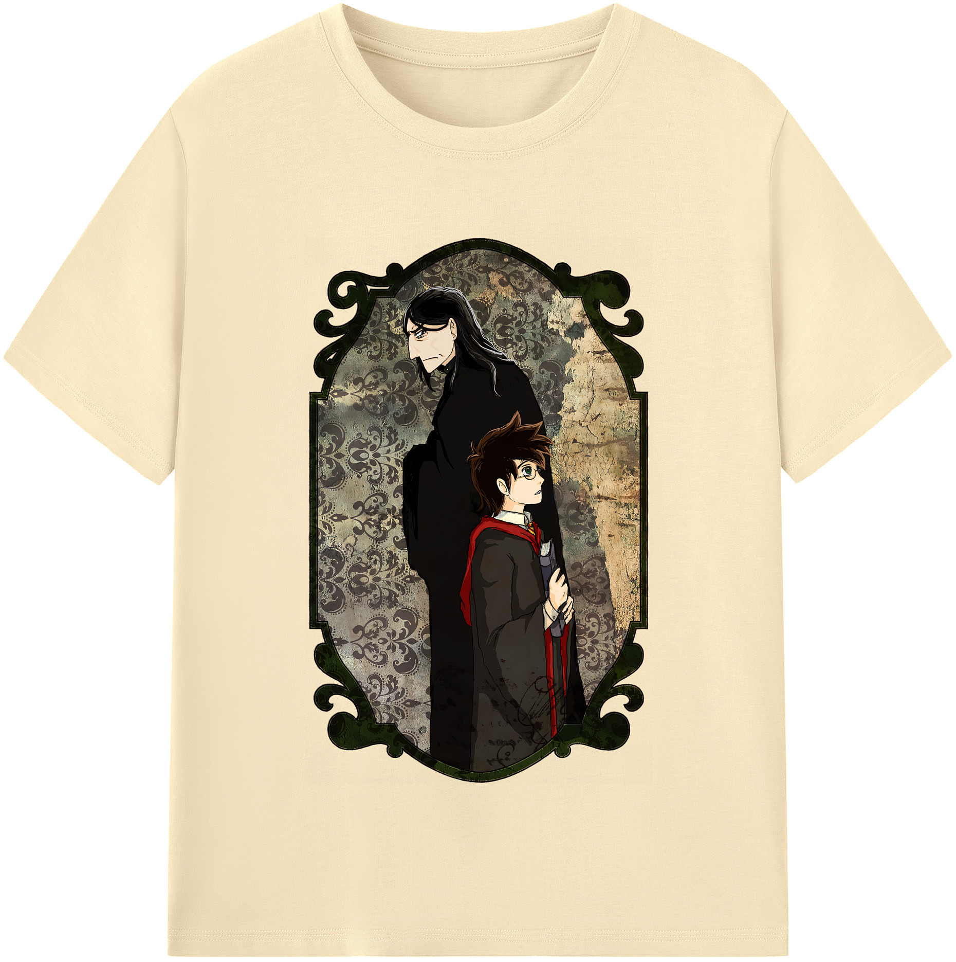 （画像用） Harry Potter ハリー・ポッターシリーズ 綿100％半袖Tシャツ（フロントプリント）