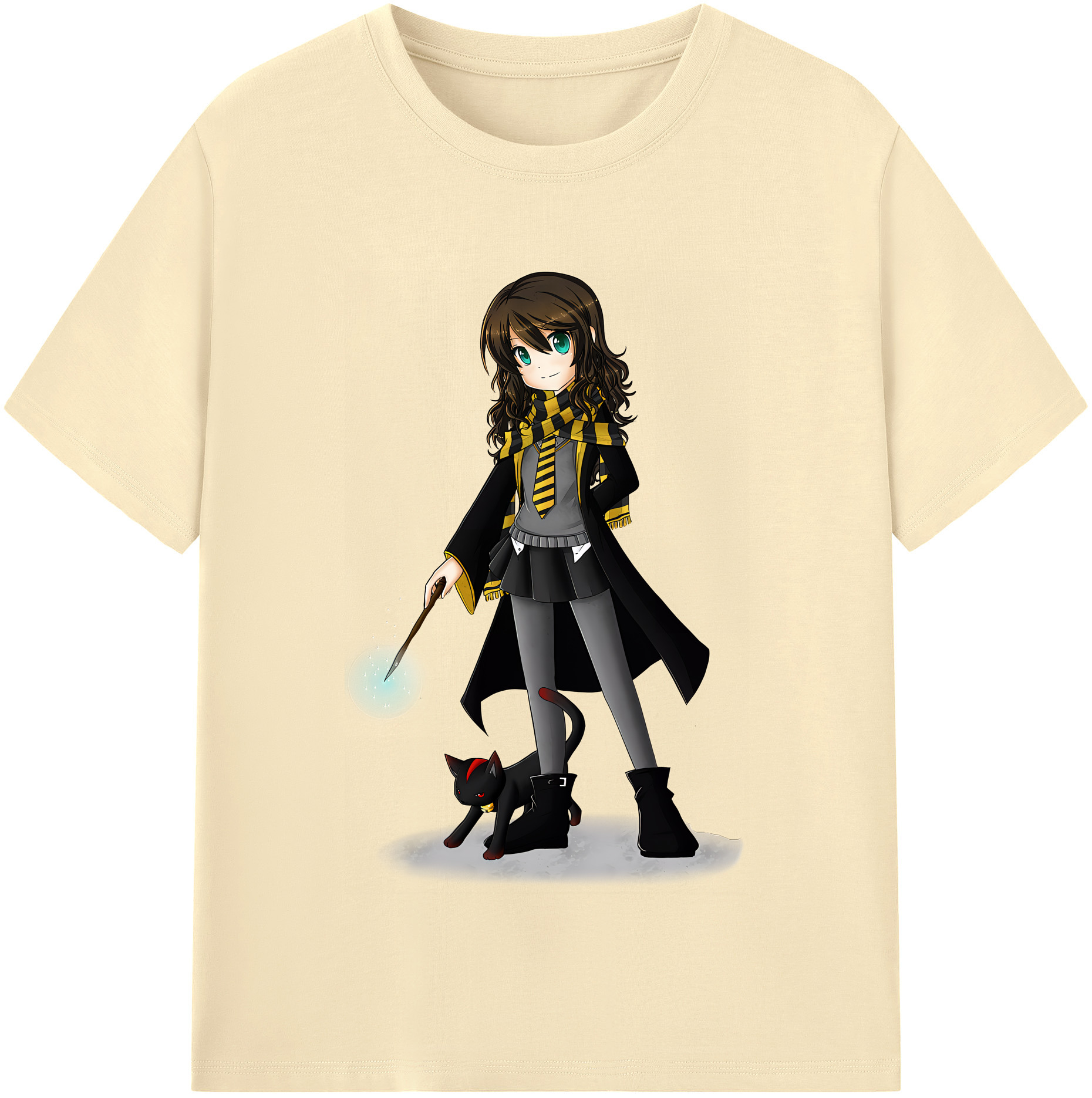 （画像用） Harry Potter ハリー・ポッターシリーズ 綿100％半袖Tシャツ（フロントプリント）