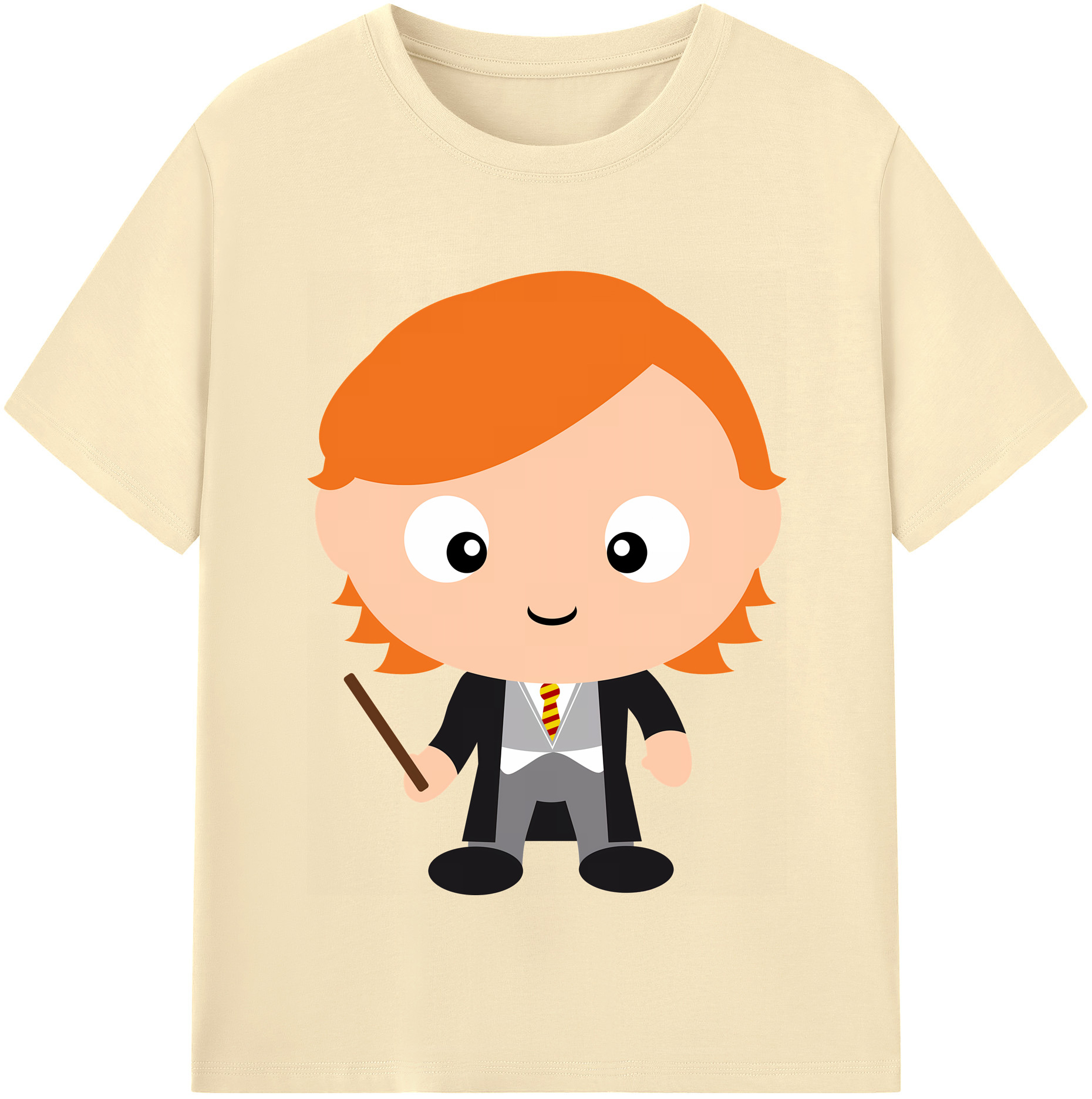 （画像用） Harry Potter ハリー・ポッターシリーズ 綿100％半袖Tシャツ（フロントプリント）