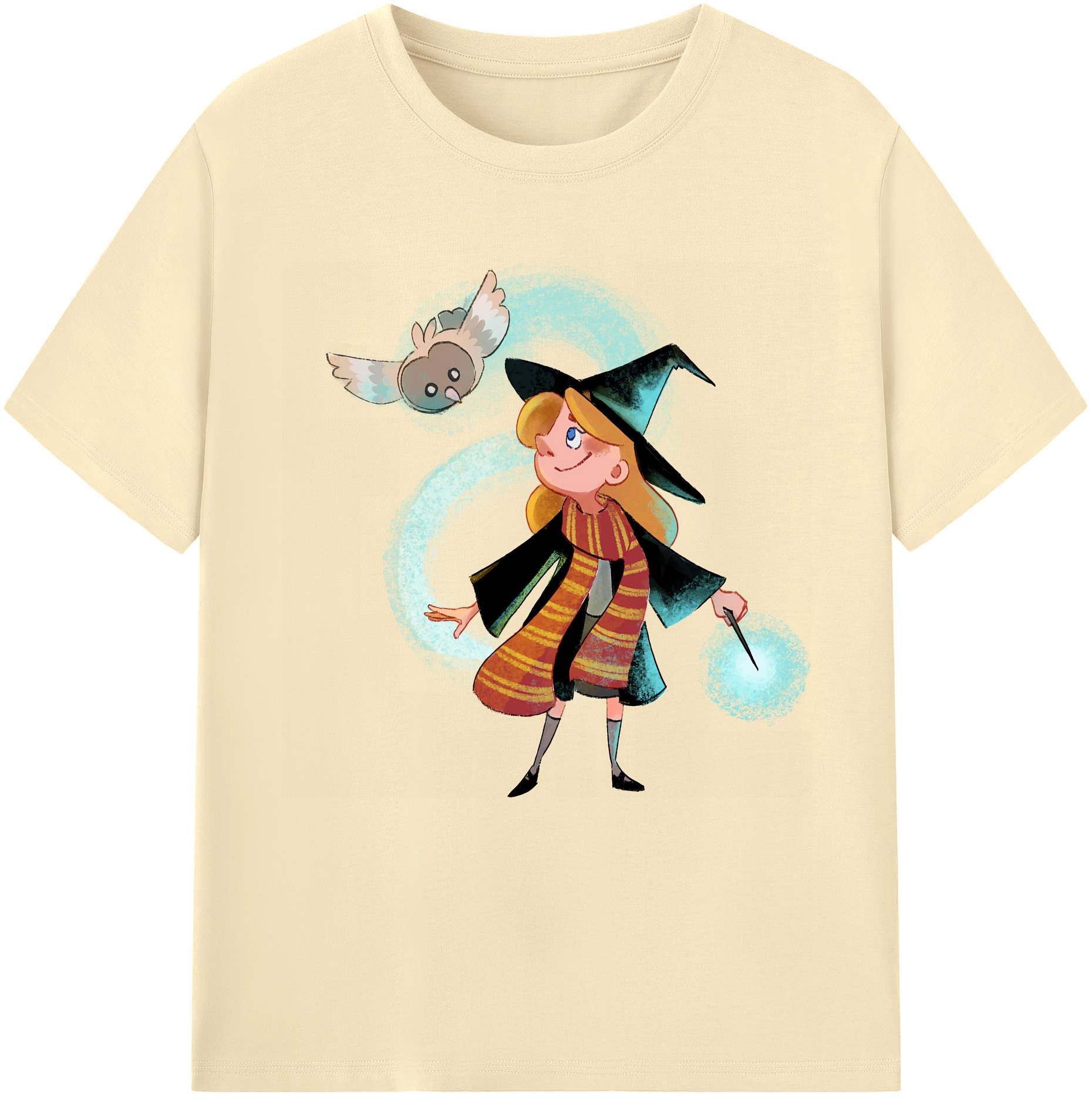 （画像用） Harry Potter ハリー・ポッターシリーズ 綿100％半袖Tシャツ（フロントプリント）