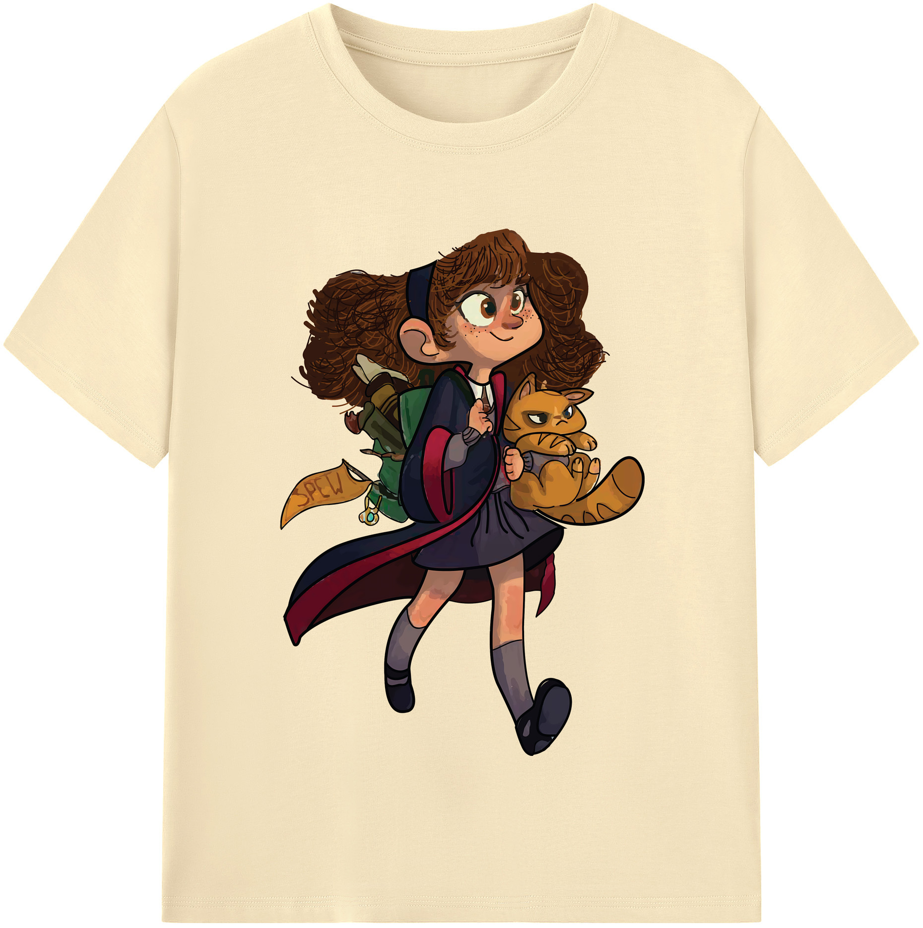 （画像用） Harry Potter ハリー・ポッターシリーズ 綿100％半袖Tシャツ（フロントプリント）