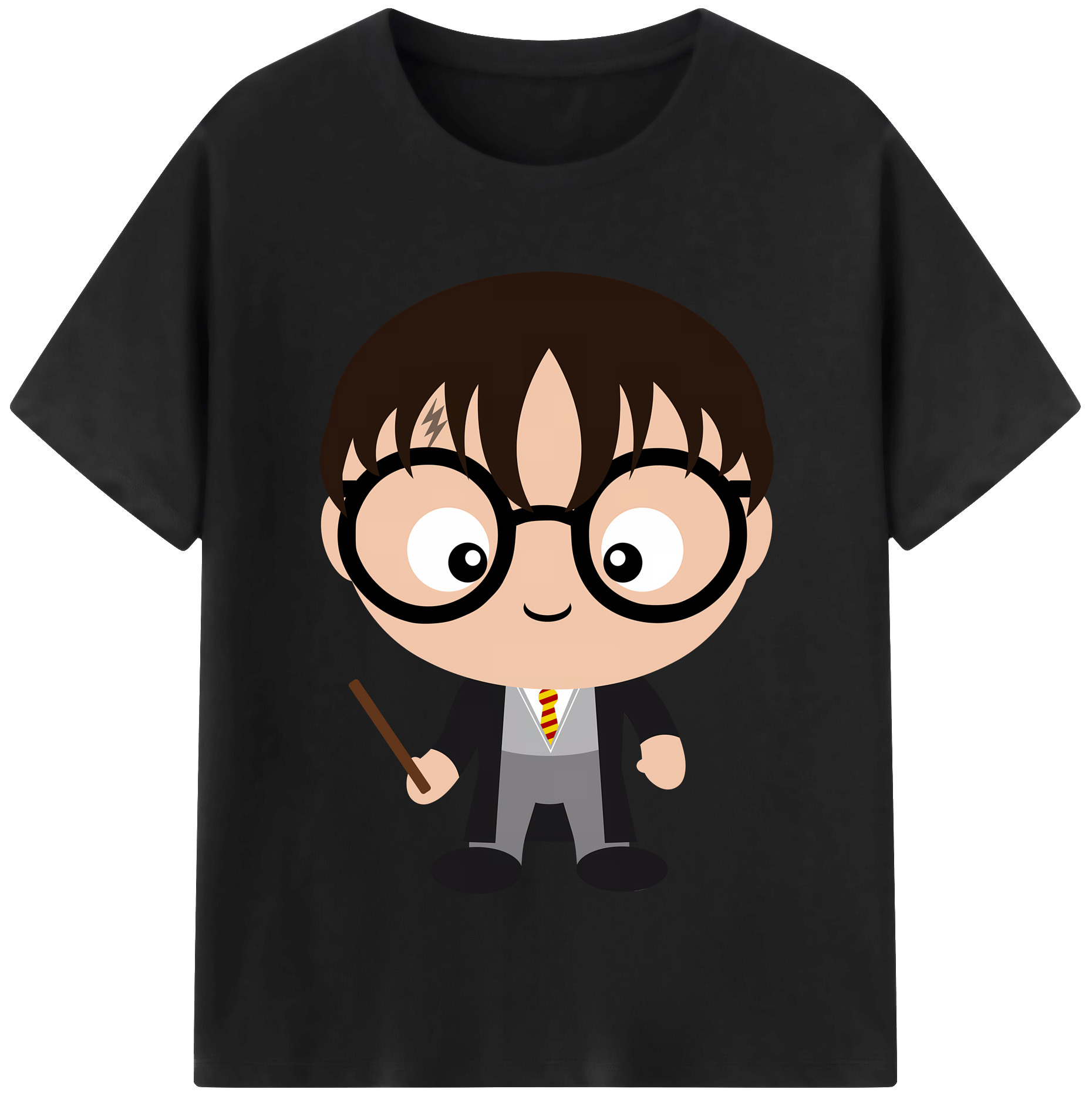 （画像用） Harry Potter ハリー・ポッターシリーズ 綿100％半袖Tシャツ（フロントプリント）
