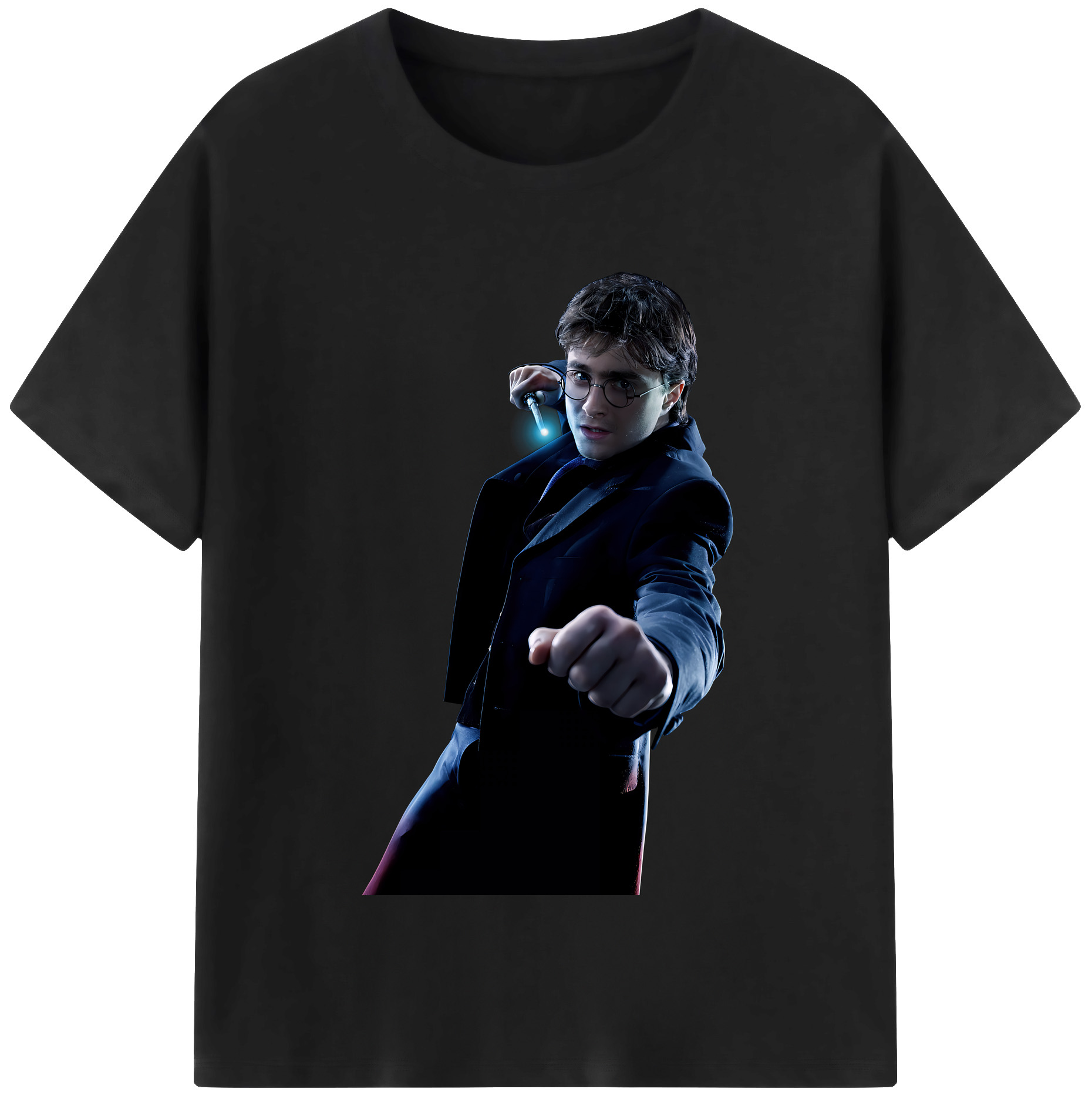 （画像用） Harry Potter ハリー・ポッターシリーズ 綿100％半袖Tシャツ（フロントプリント）